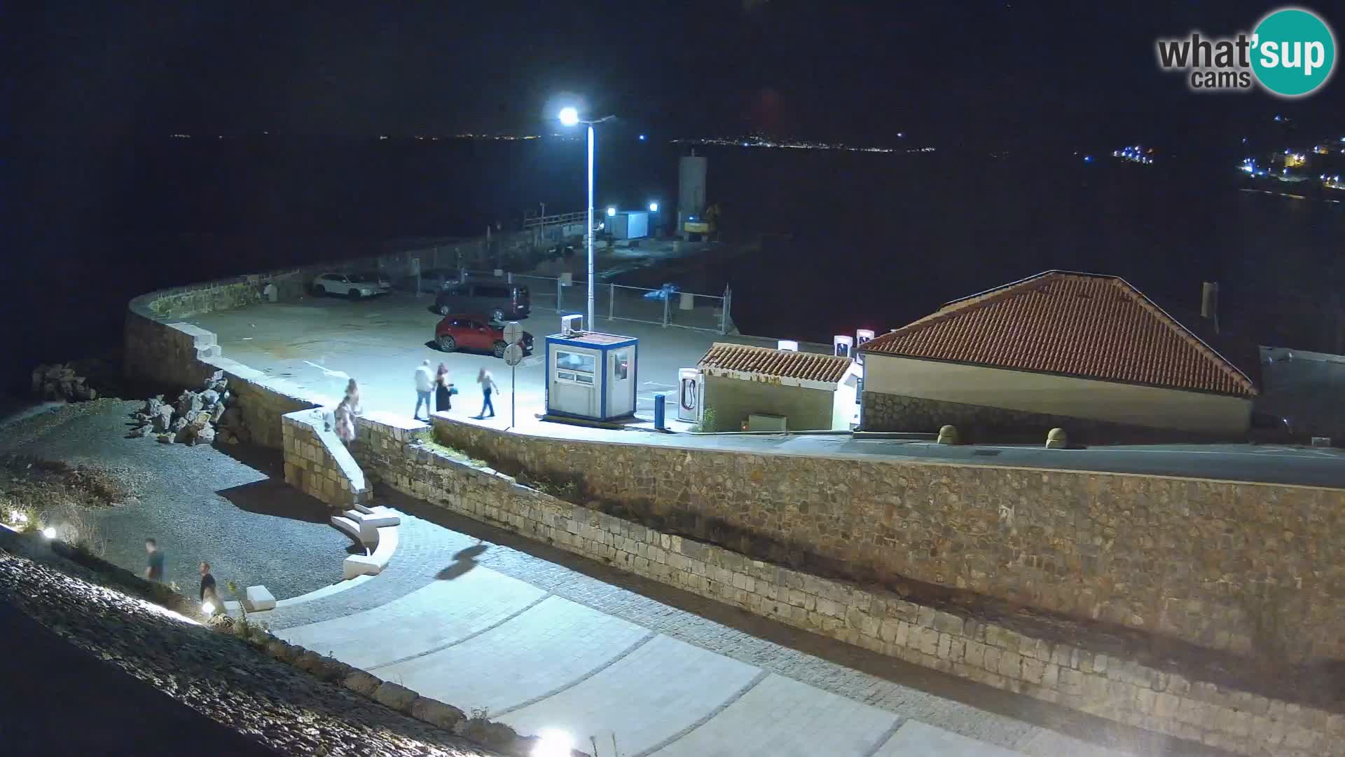 Senj Hafen Webcam – Wellenbrecher & Leuchtturm Liveblick