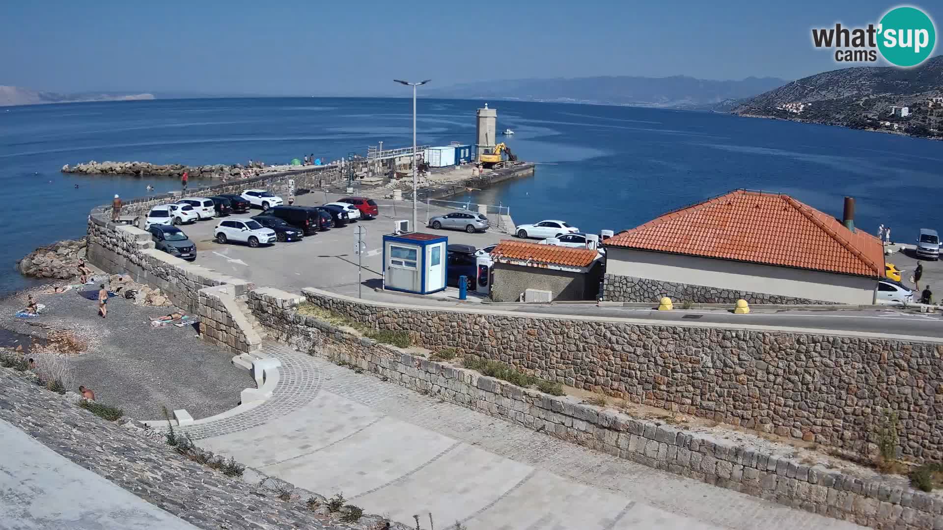 Web kamera Senj luka – Lukobran i svjetionik uživo