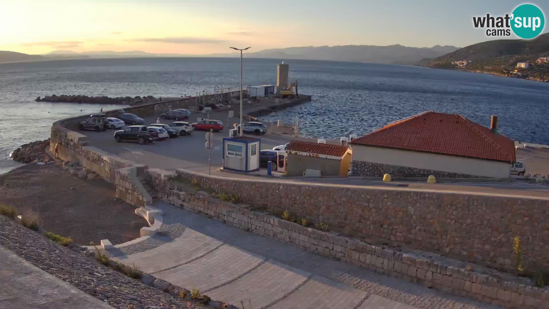 Senj Harbour Webcam – Breakwater & Lighthouse Live View