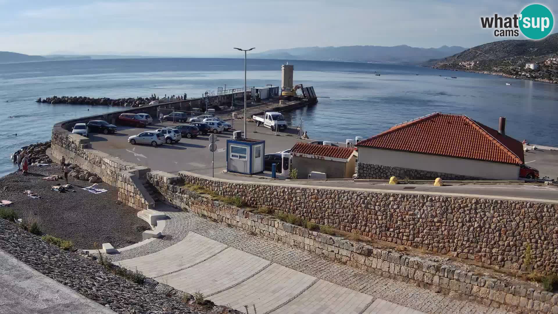 Senj Harbour Webcam – Breakwater & Lighthouse Live View