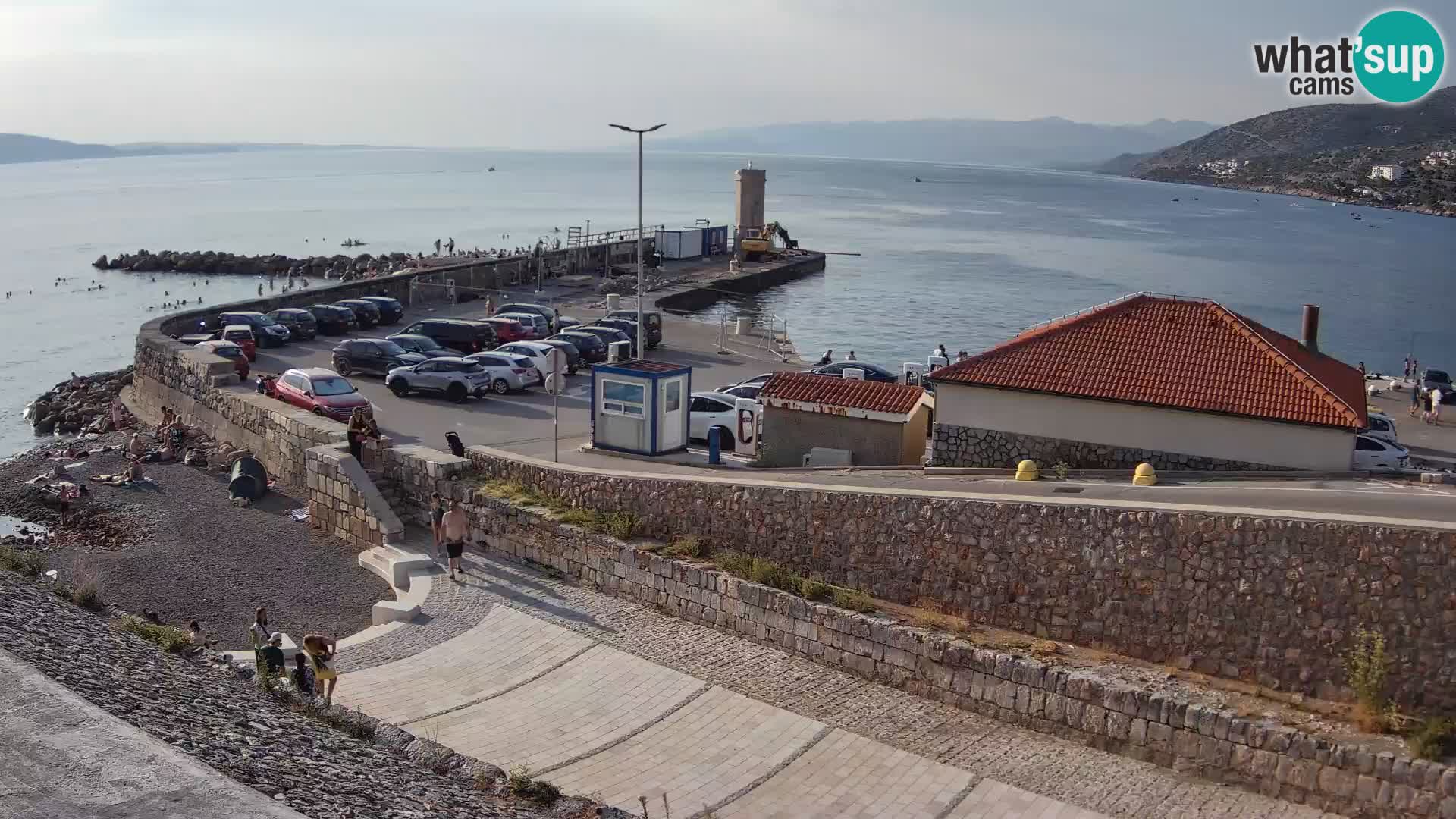 Senj Harbour Webcam – Breakwater & Lighthouse Live View