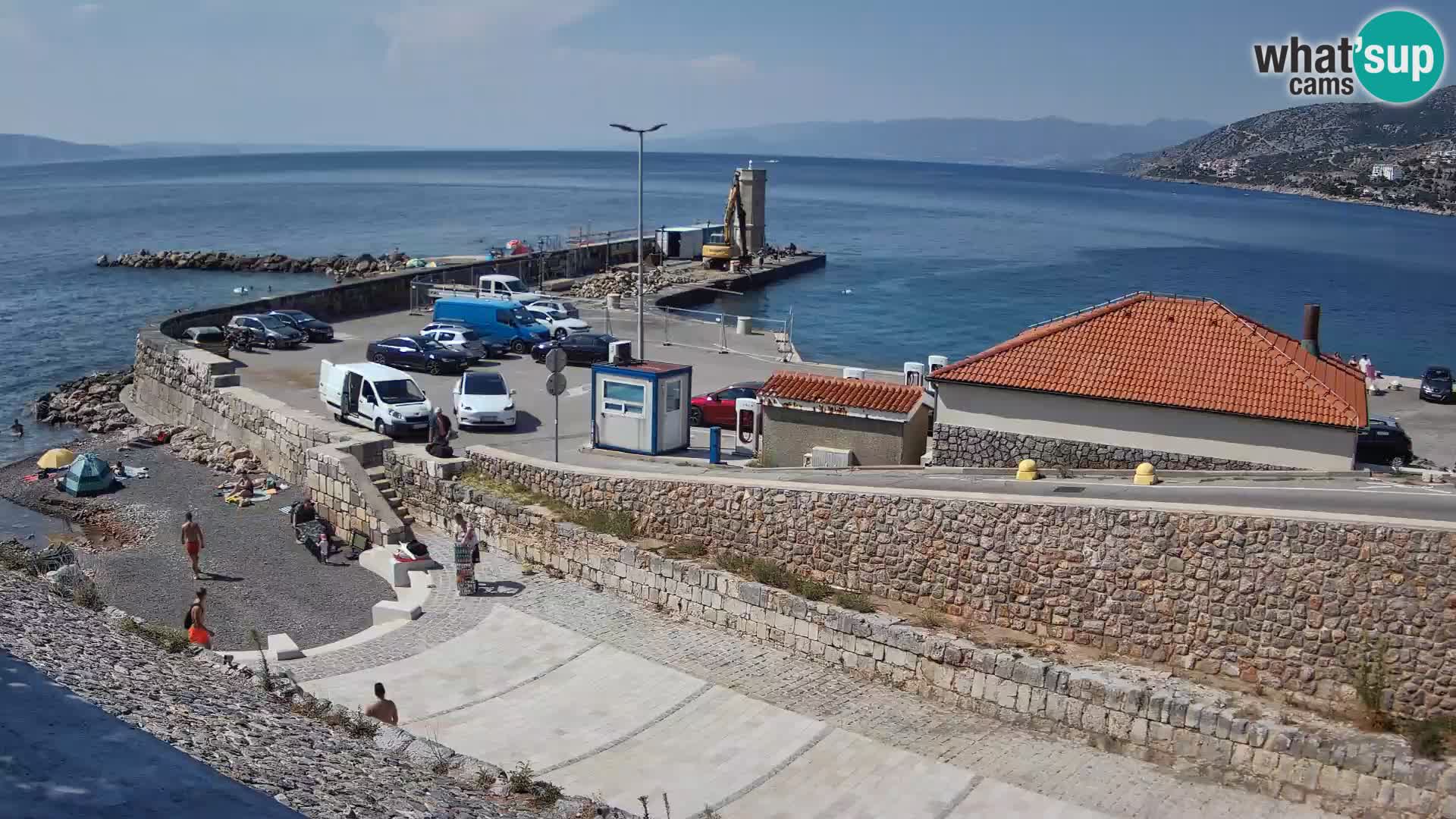 Senj Harbour Webcam – Breakwater & Lighthouse Live View