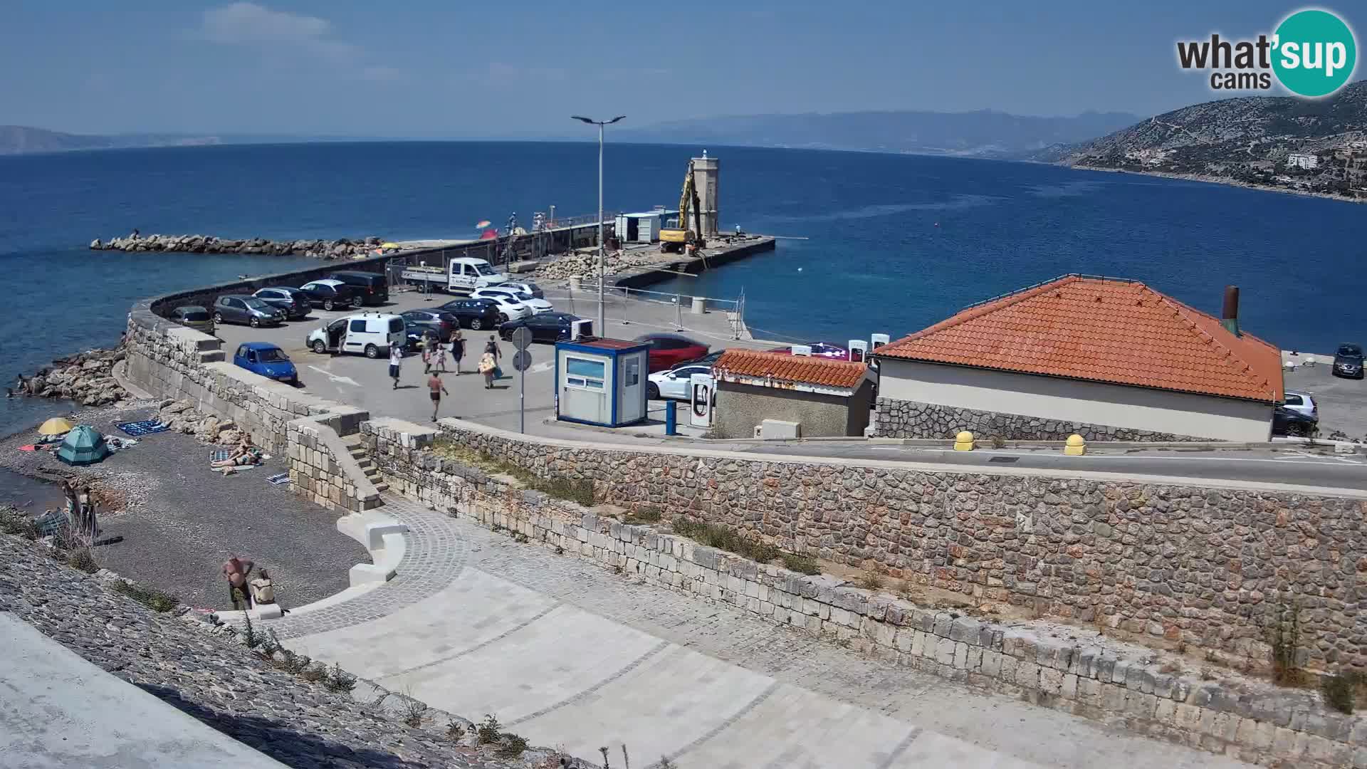 Senj Harbour Webcam – Breakwater & Lighthouse Live View