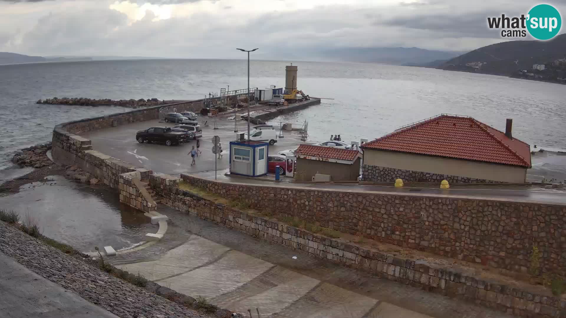 Senj Harbour Webcam – Breakwater & Lighthouse Live View