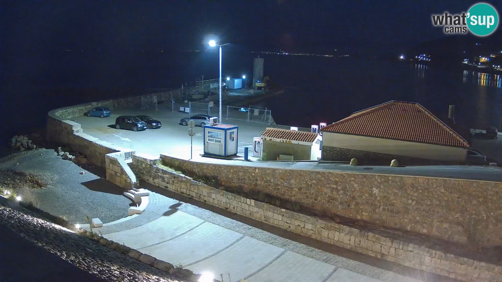 Senj Hafen Webcam – Wellenbrecher & Leuchtturm Liveblick
