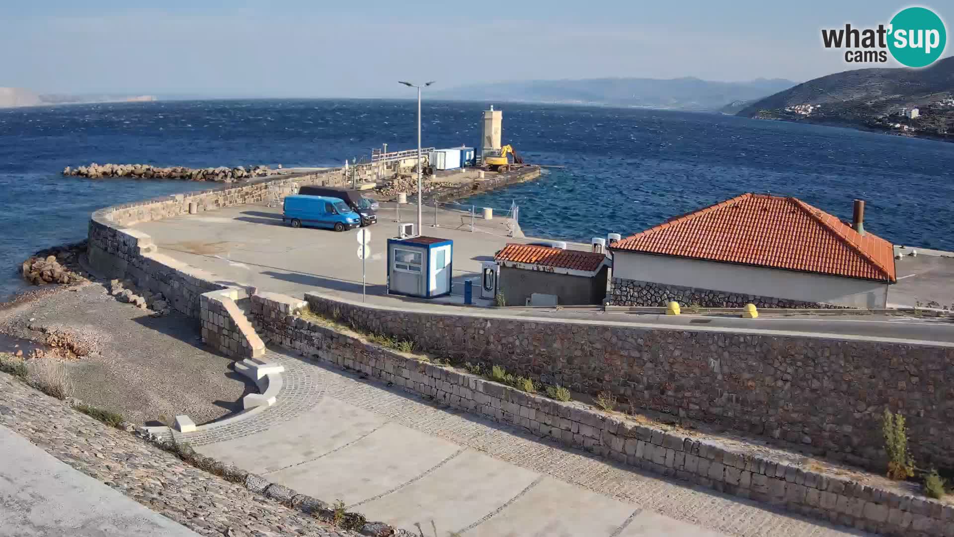 Senj Harbour Webcam – Breakwater & Lighthouse Live View