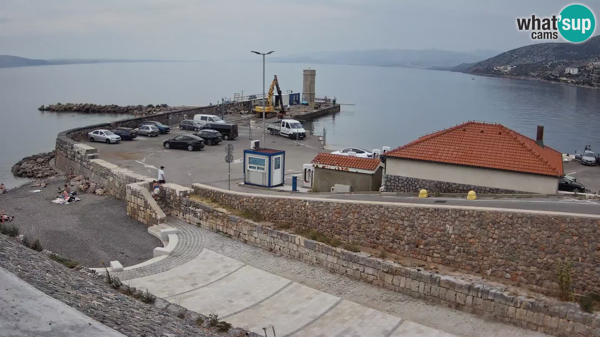 Senj Harbour Webcam – Breakwater & Lighthouse Live View