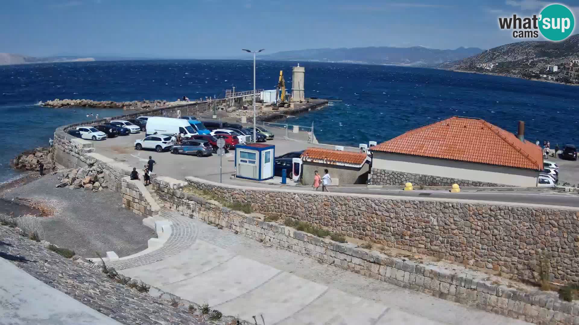 Senj Harbour Webcam – Breakwater & Lighthouse Live View