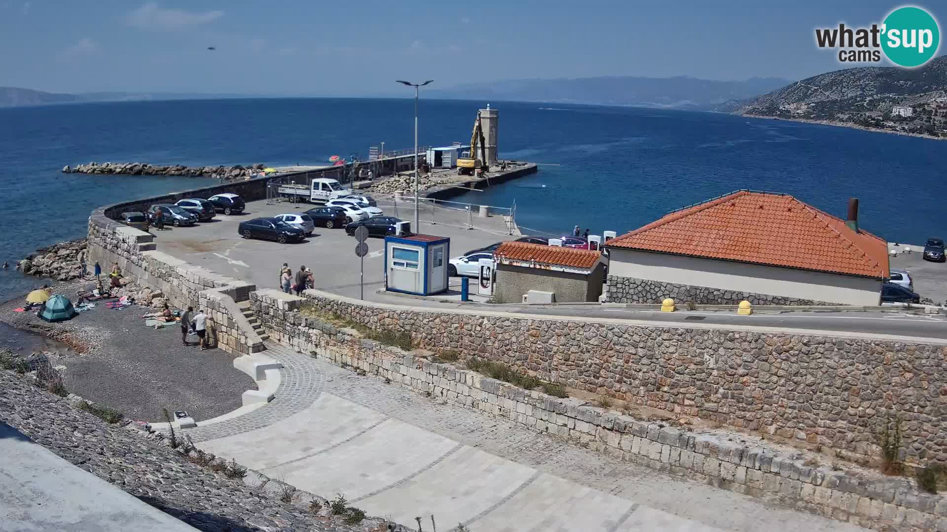 Webcam Porto di Segna – Frangiflutti e Faro in diretta