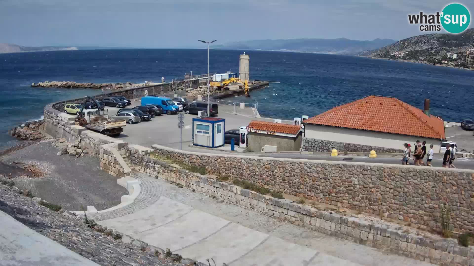 Senj Harbour Webcam – Breakwater & Lighthouse Live View