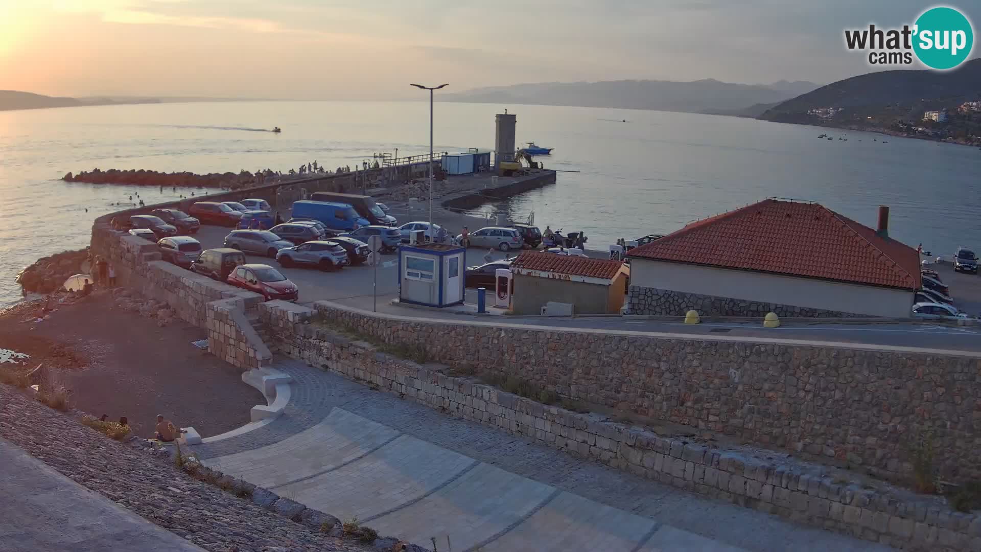 Senj Harbour Webcam – Breakwater & Lighthouse Live View