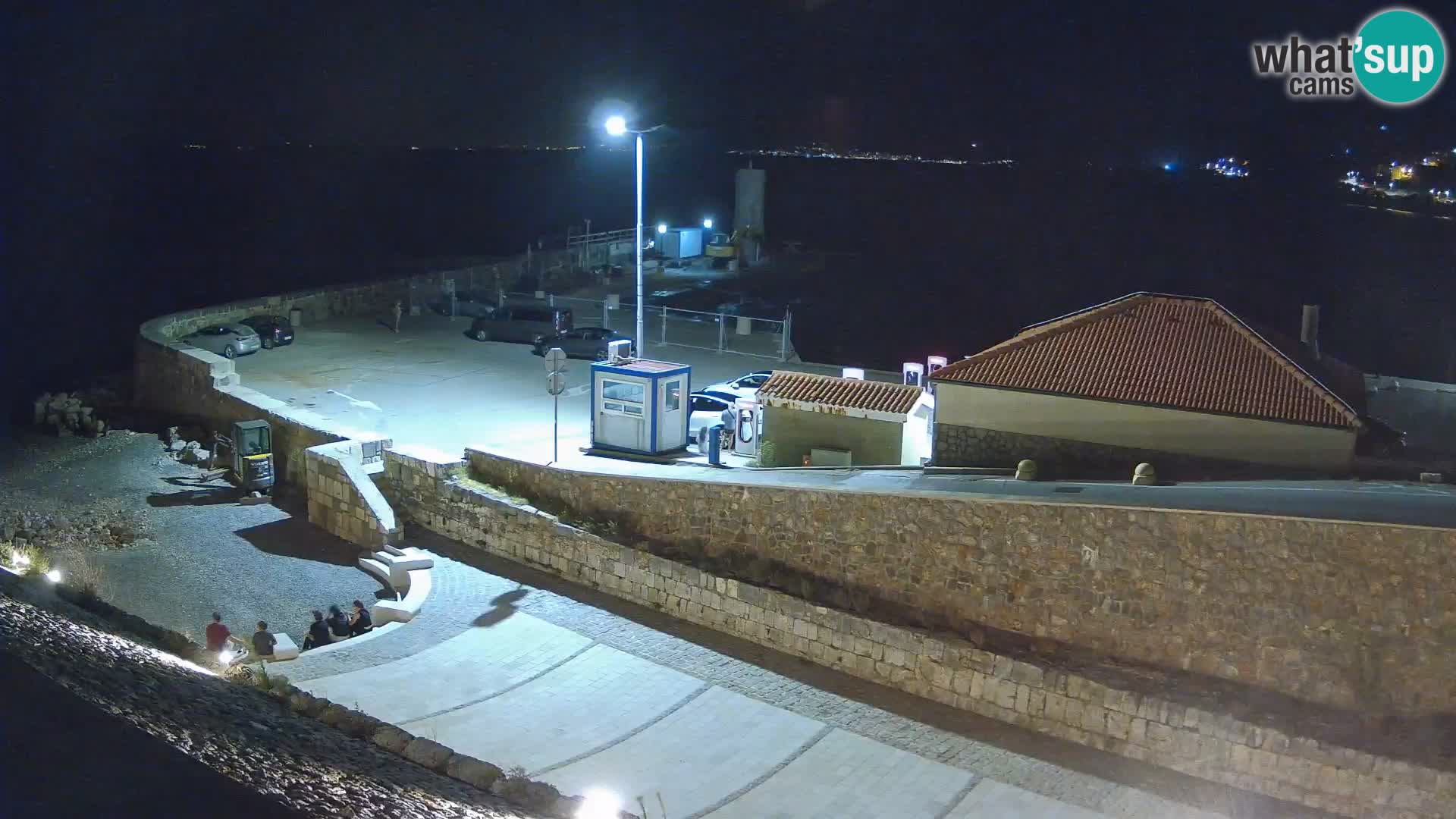 Senj Hafen Webcam – Wellenbrecher & Leuchtturm Liveblick