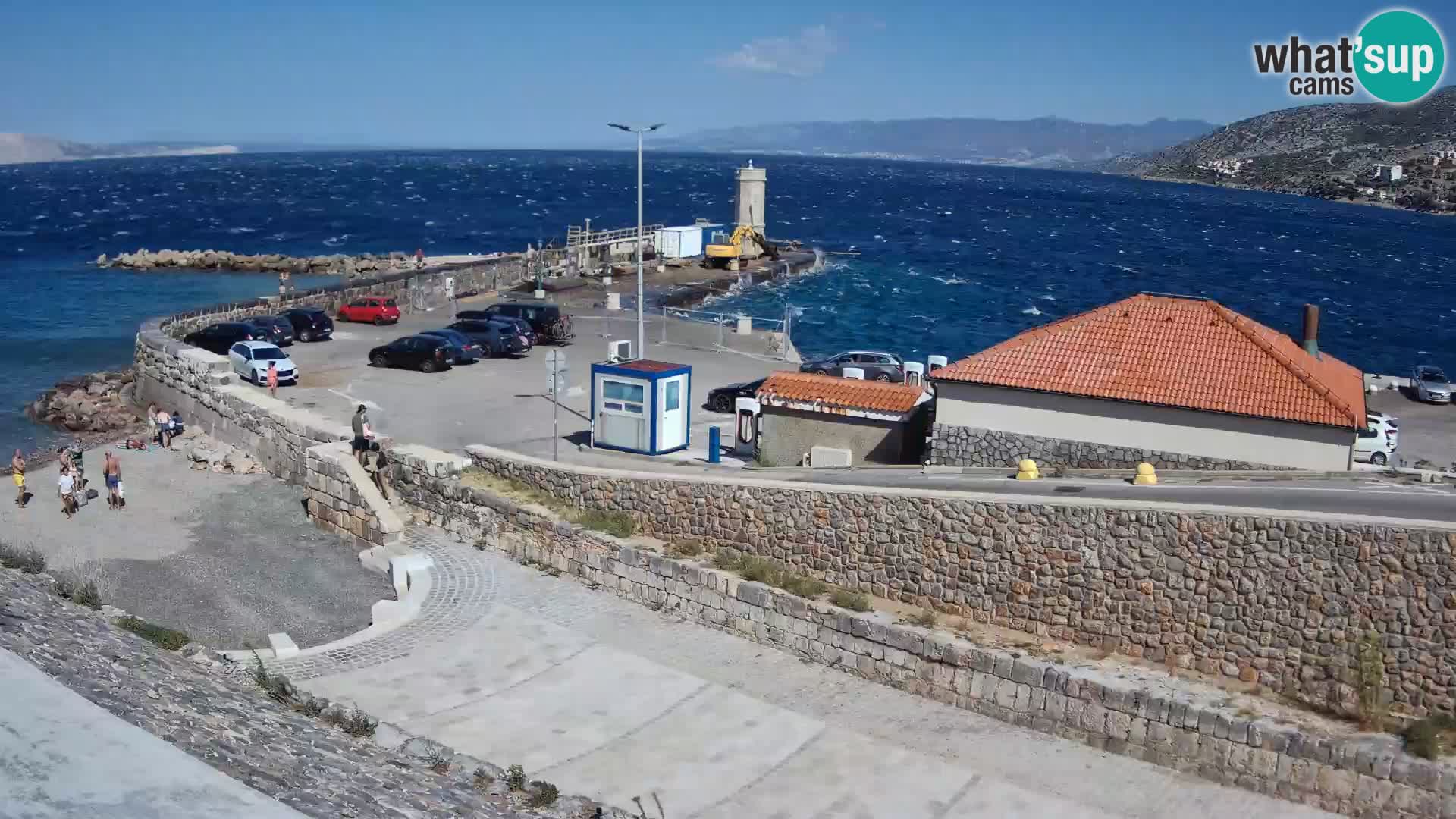 Senj Harbour Webcam – Breakwater & Lighthouse Live View