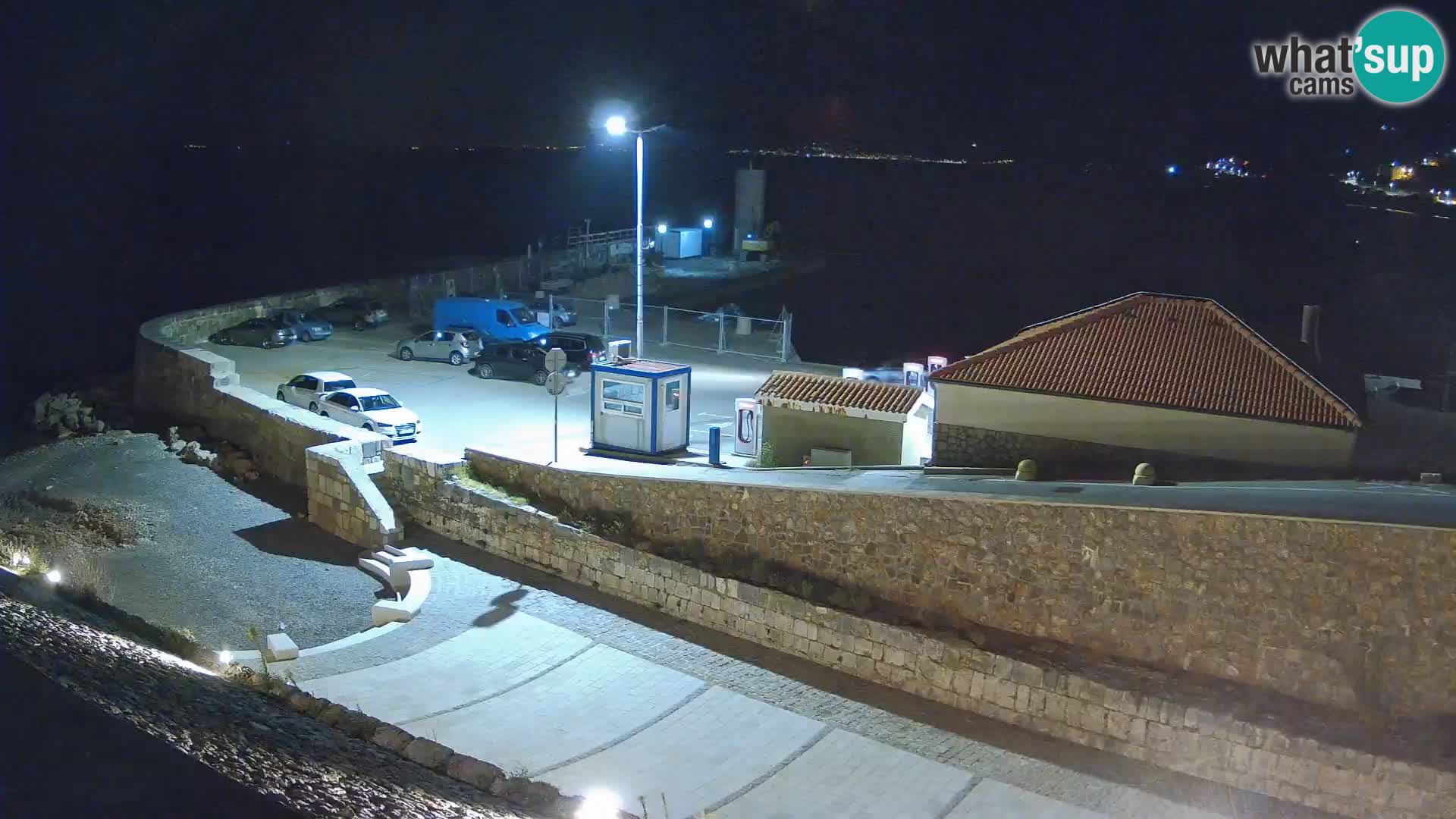 Senj Hafen Webcam – Wellenbrecher & Leuchtturm Liveblick