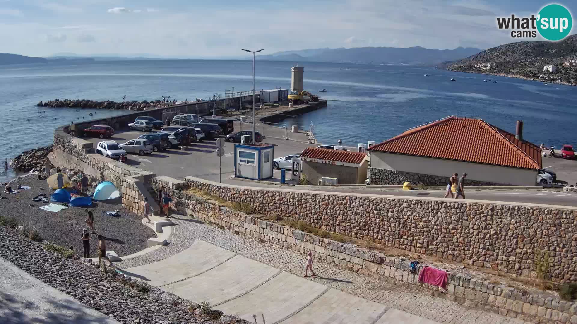 Webcam Porto di Segna – Frangiflutti e Faro in diretta