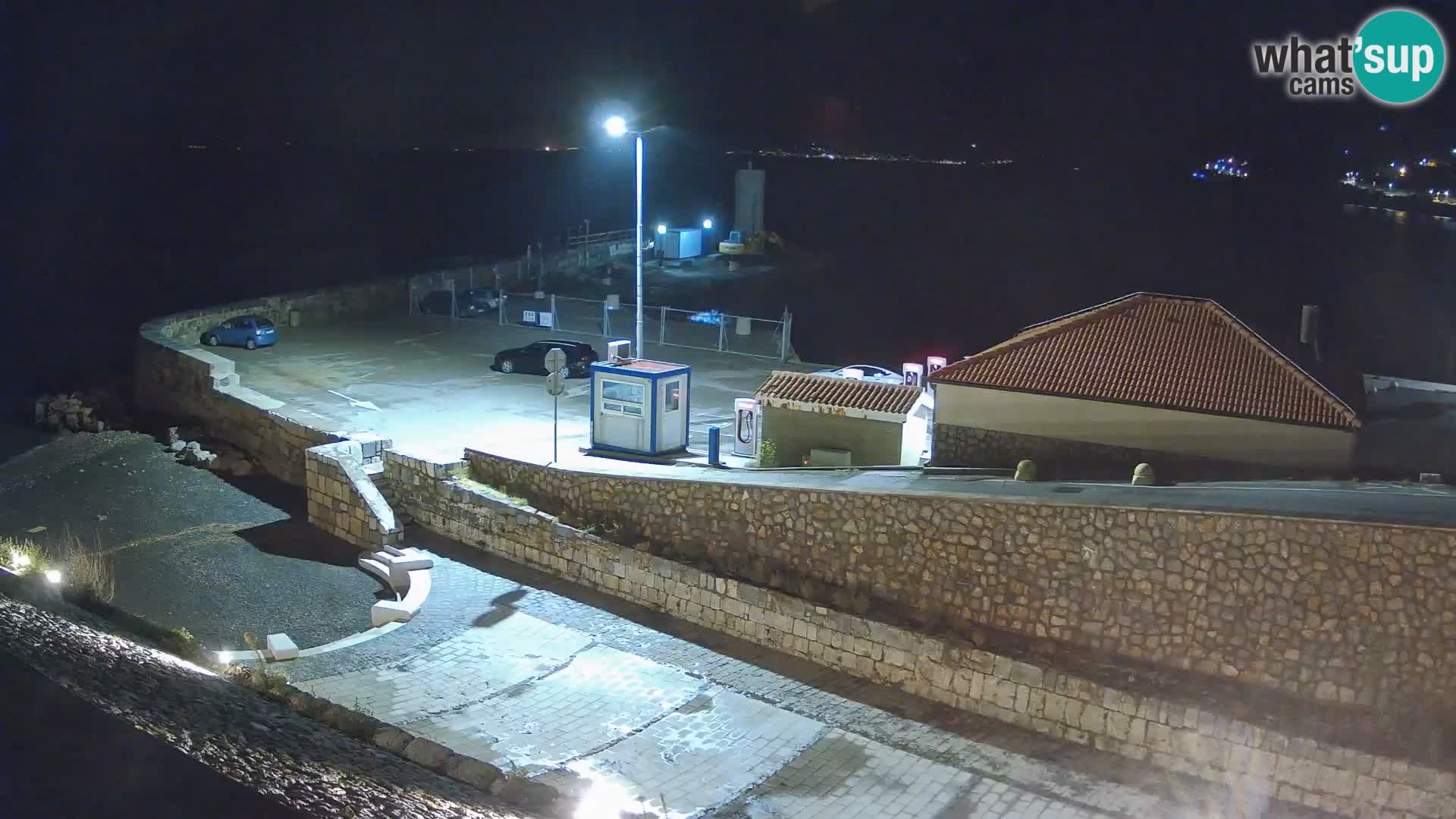 Senj Harbour Webcam – Breakwater & Lighthouse Live View