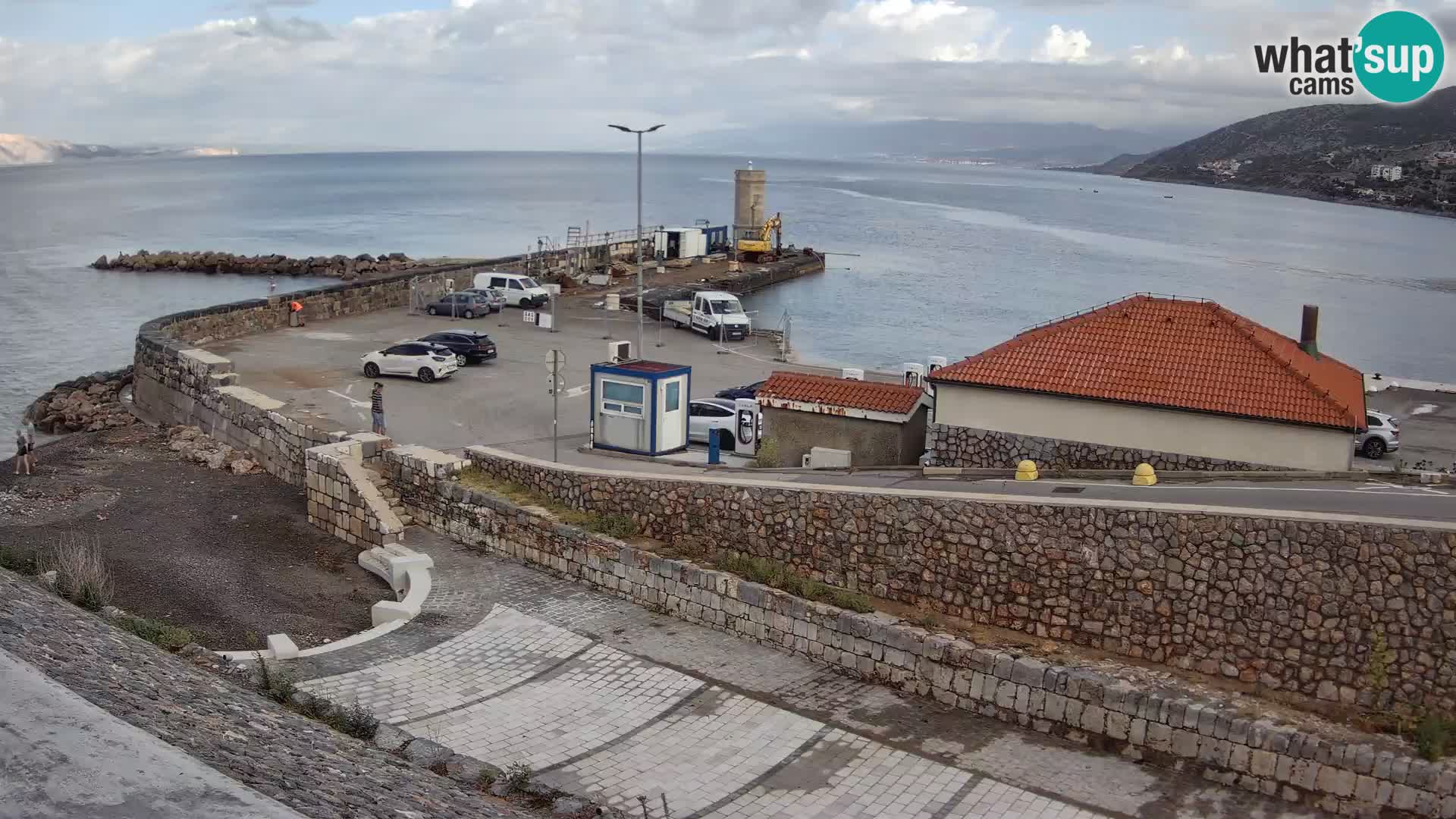 Web kamera Senj luka – Lukobran i svjetionik uživo