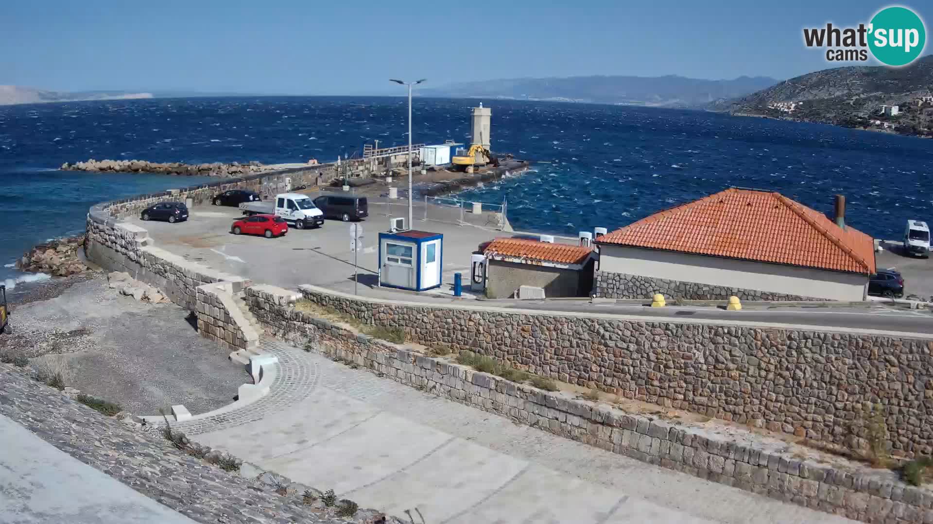 Senj Harbour Webcam – Breakwater & Lighthouse Live View