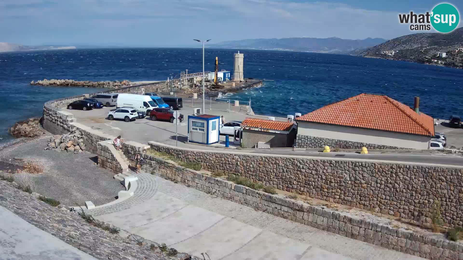 Web kamera Senj luka – Lukobran i svjetionik uživo