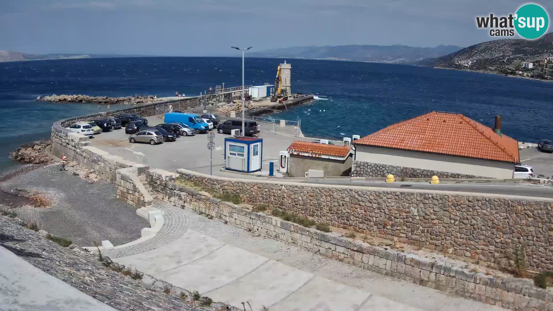 Senj Harbour Webcam – Breakwater & Lighthouse Live View