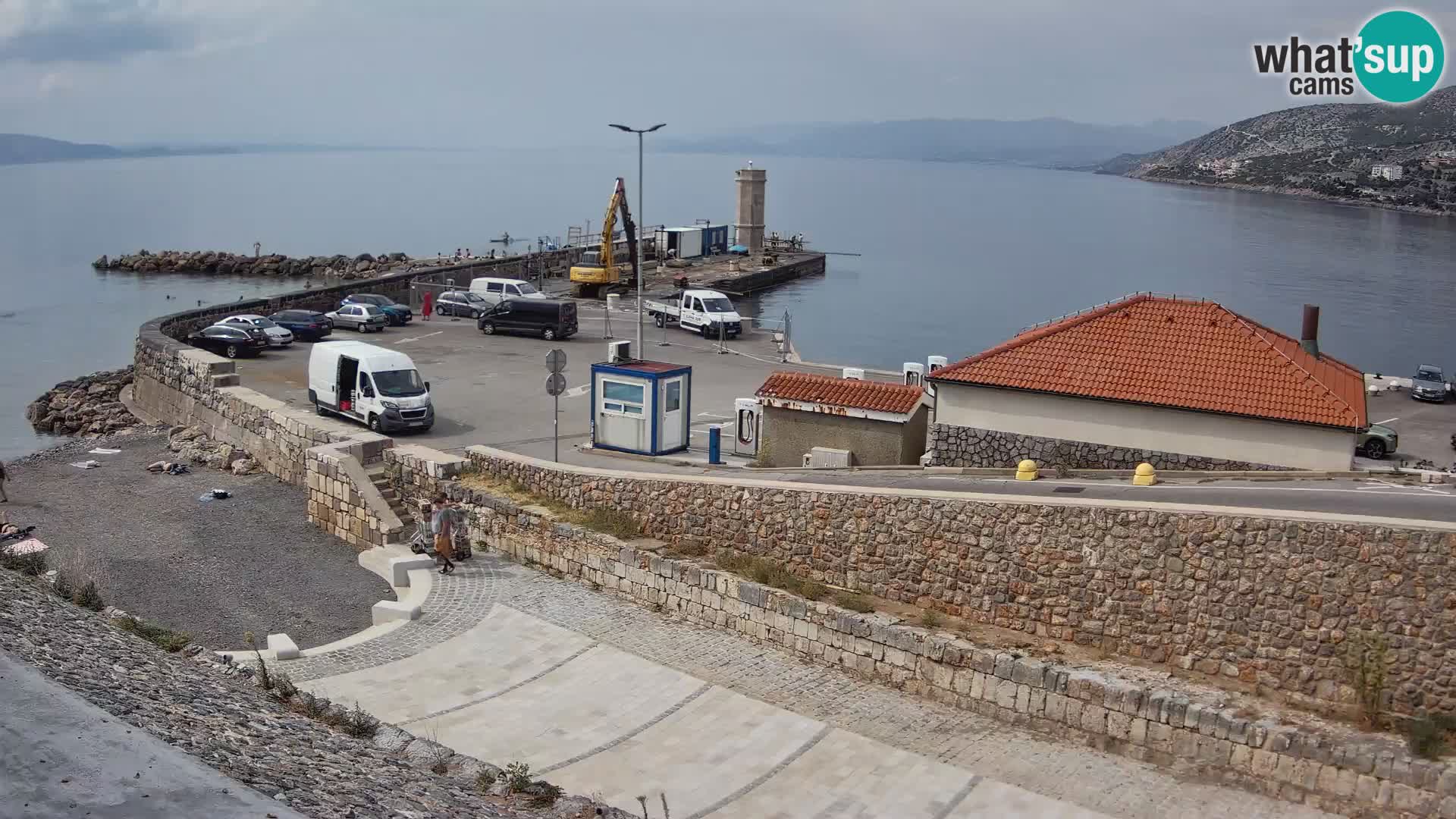 Senj Harbour Webcam – Breakwater & Lighthouse Live View