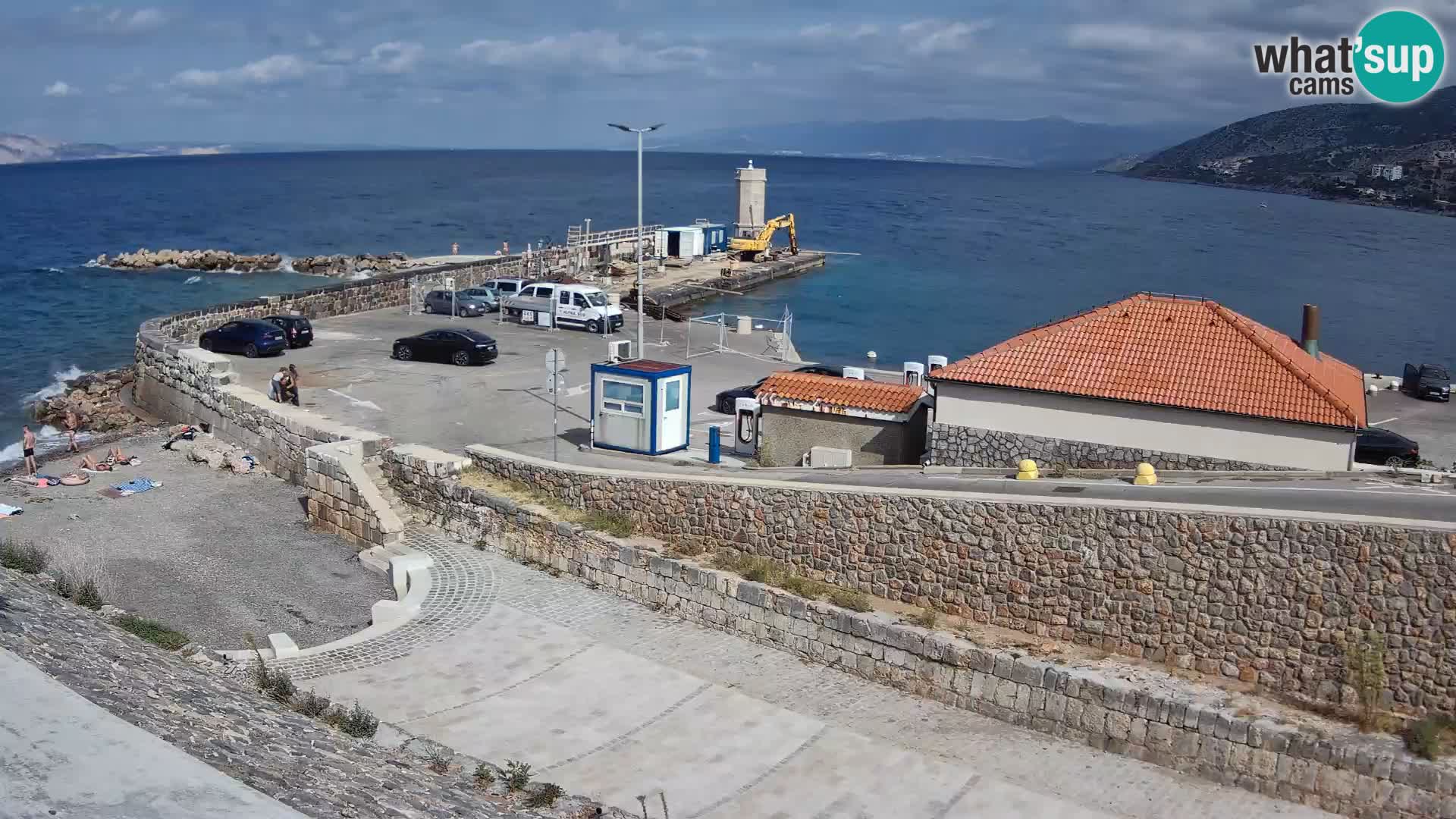 Senj Harbour Webcam – Breakwater & Lighthouse Live View