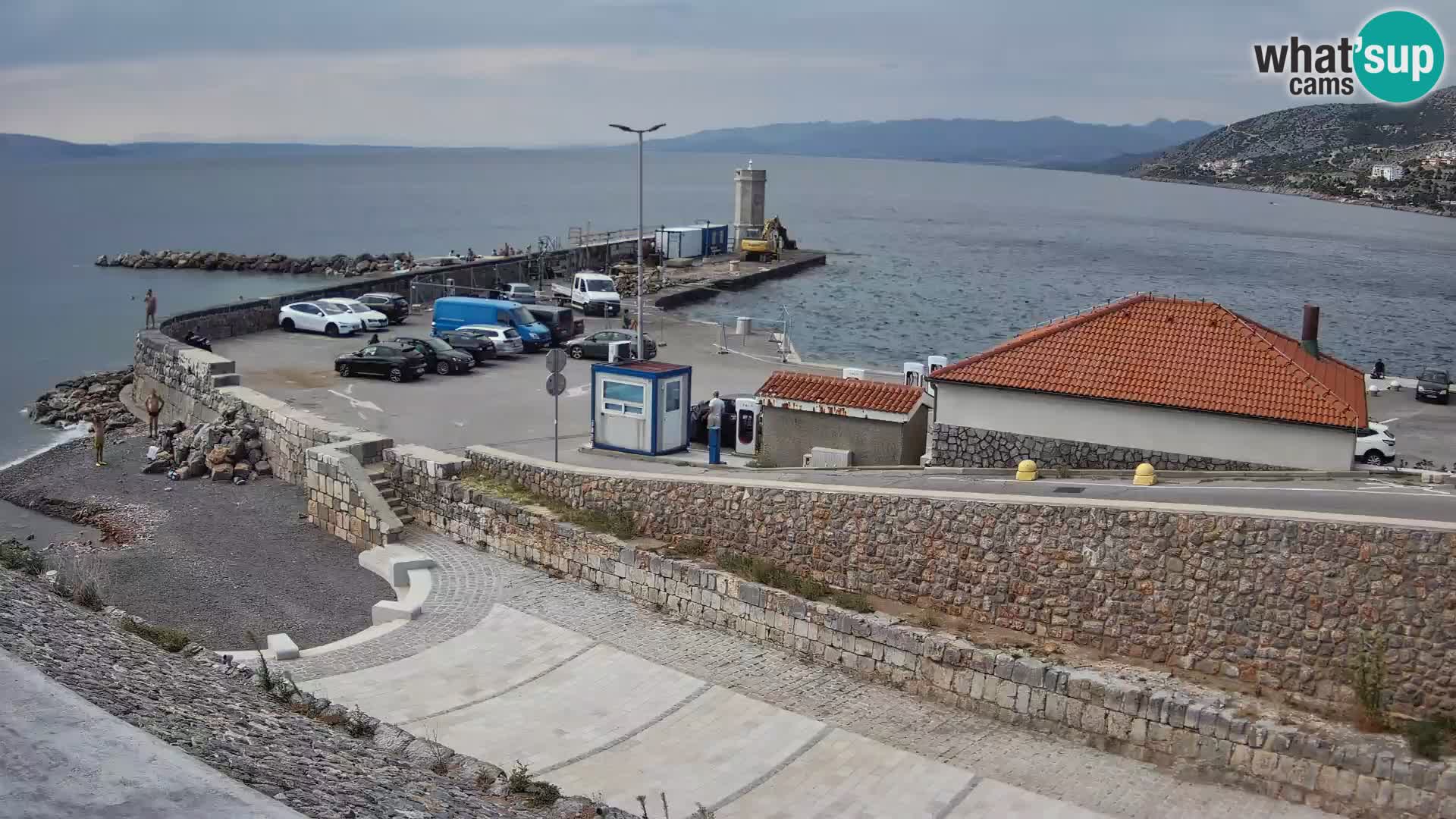 Senj Harbour Webcam – Breakwater & Lighthouse Live View