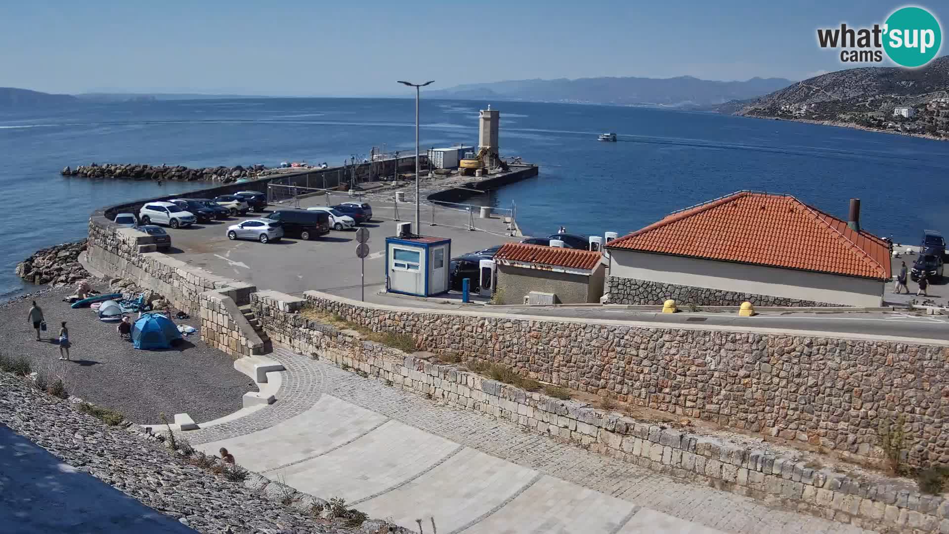Webcam Porto di Segna – Frangiflutti e Faro in diretta