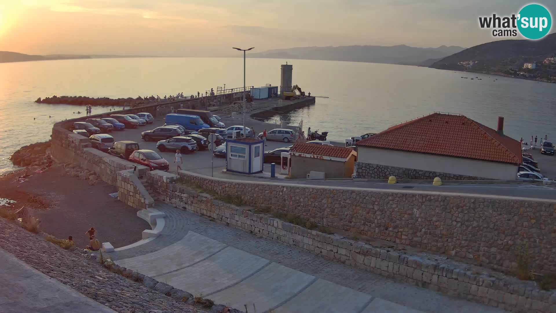 Senj Harbour Webcam – Breakwater & Lighthouse Live View