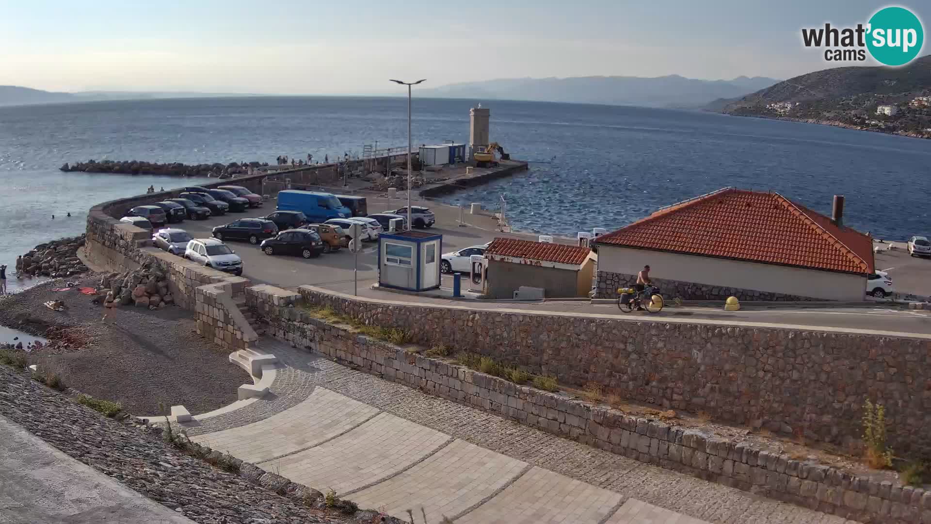 Senj Harbour Webcam – Breakwater & Lighthouse Live View