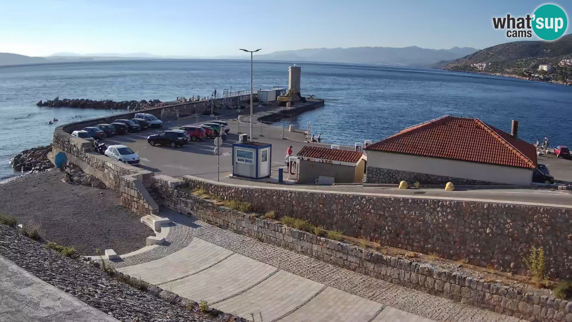 Webcam Porto di Segna – Frangiflutti e Faro in diretta
