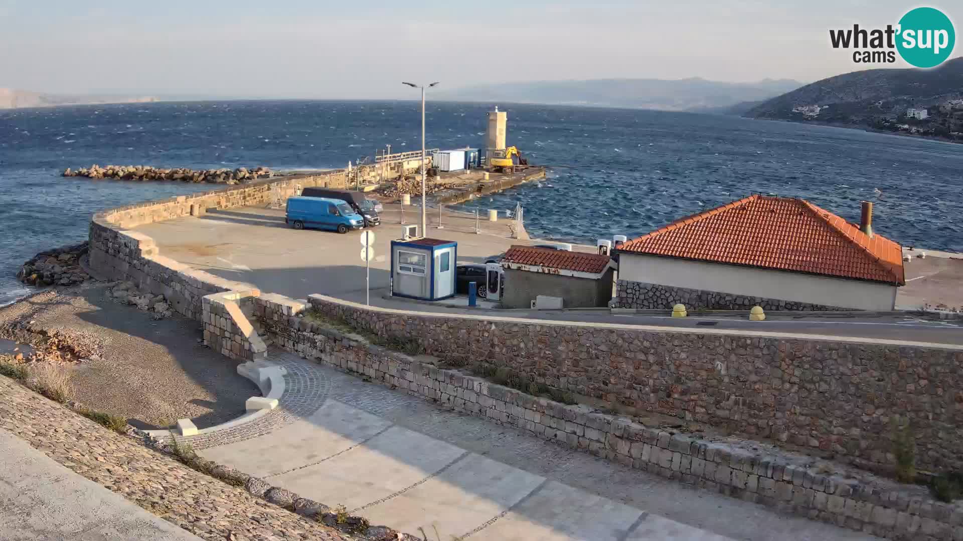 Senj Harbour Webcam – Breakwater & Lighthouse Live View