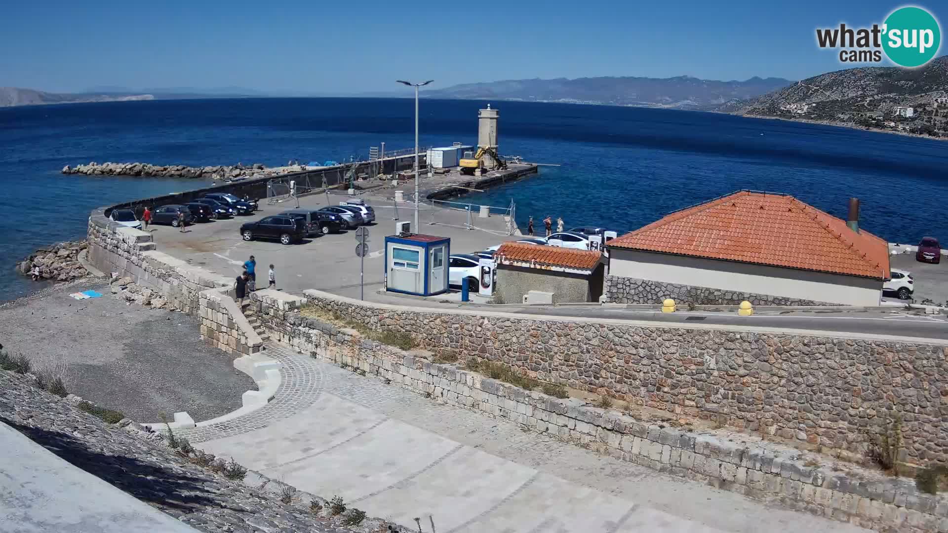 Web kamera Senj luka – Lukobran i svjetionik uživo