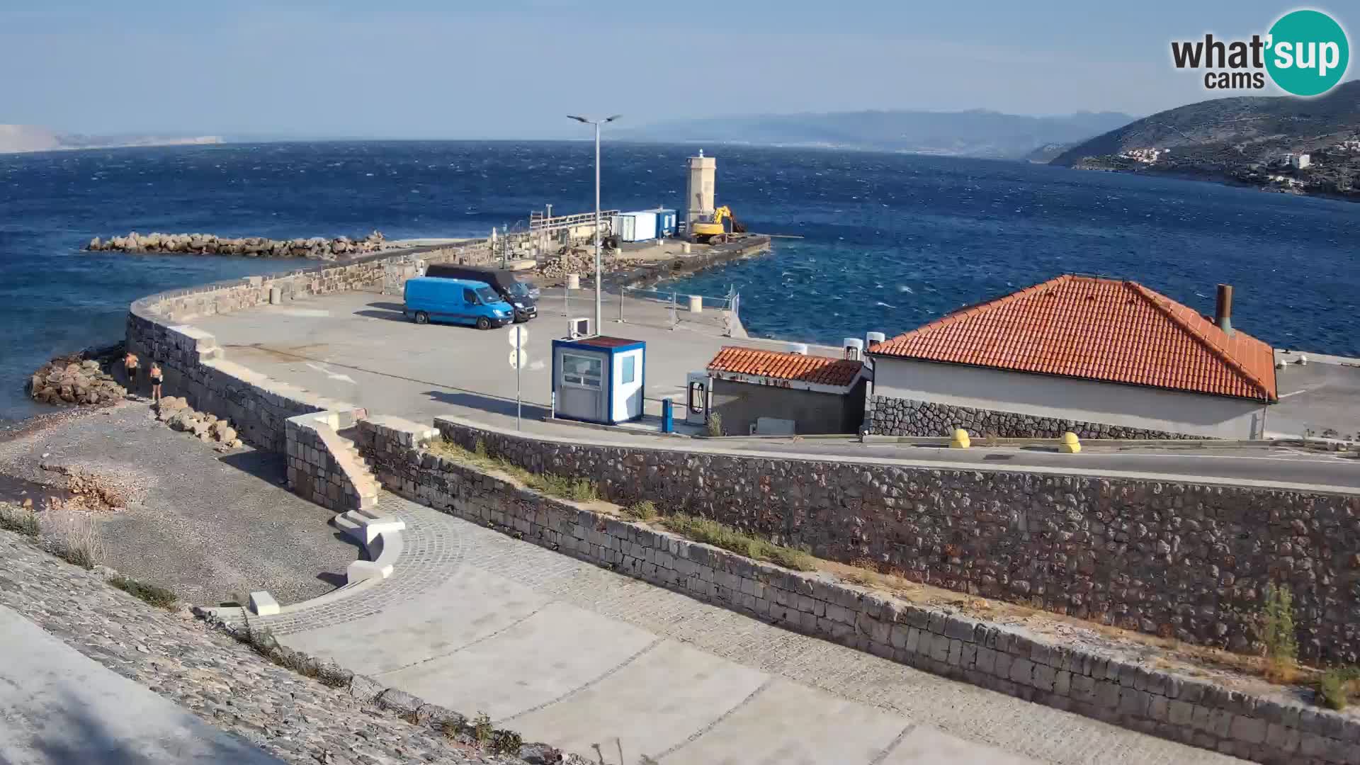 Webcam Porto di Segna – Frangiflutti e Faro in diretta