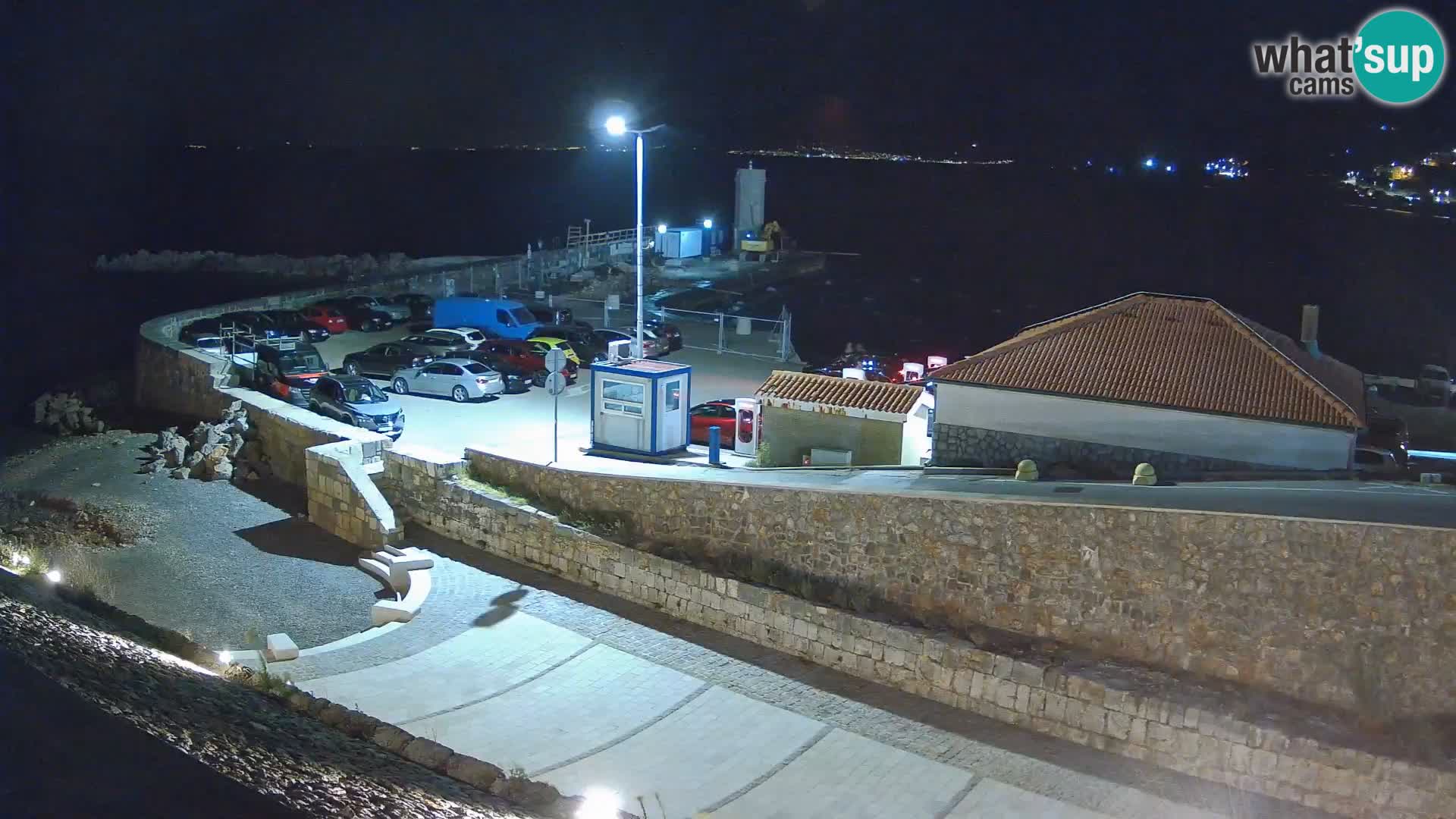 Webcam puerto de Senj – Rompeolas y faro en directo