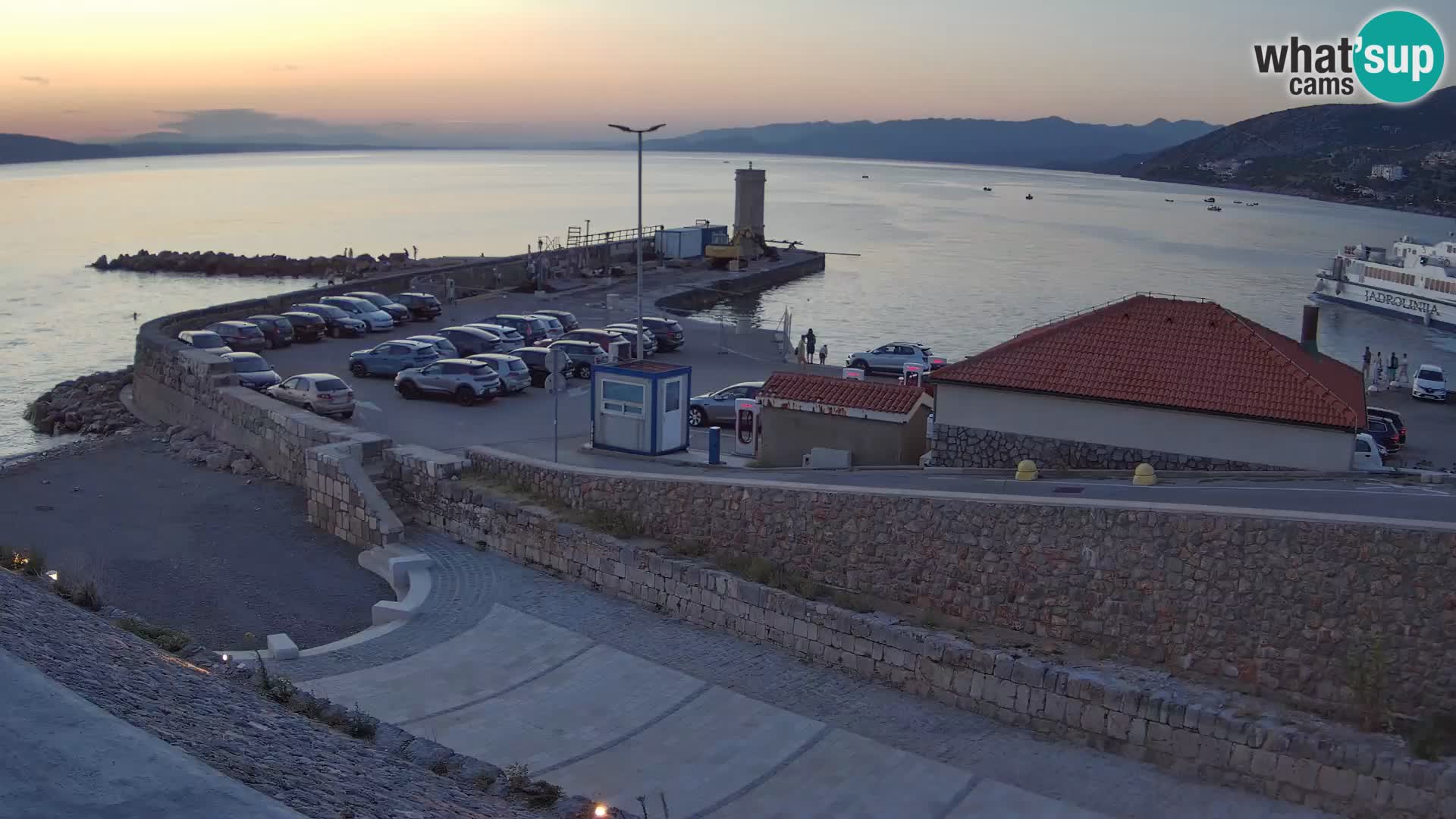 Senj Harbour Webcam – Breakwater & Lighthouse Live View