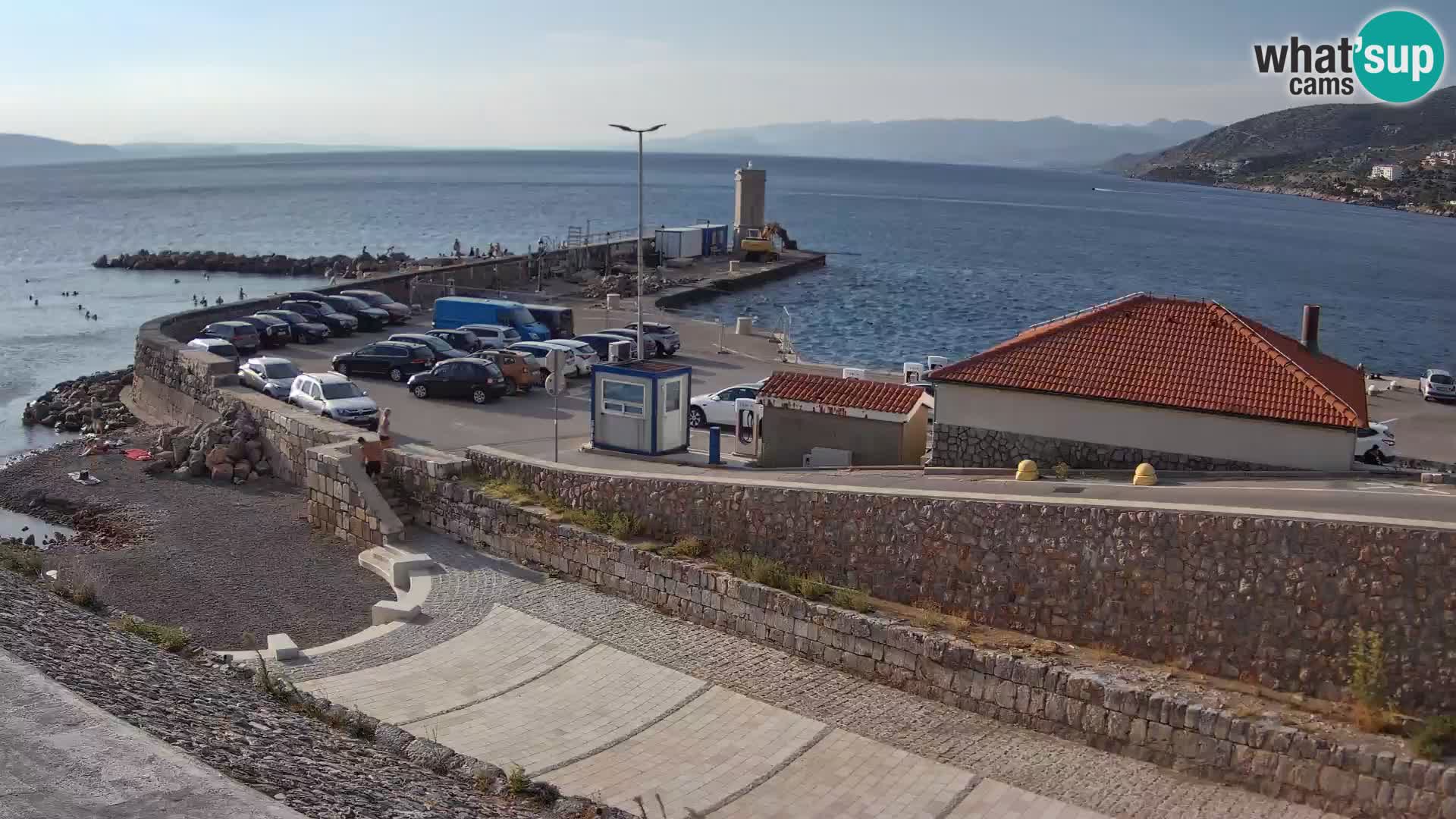 Webcam Porto di Segna – Frangiflutti e Faro in diretta