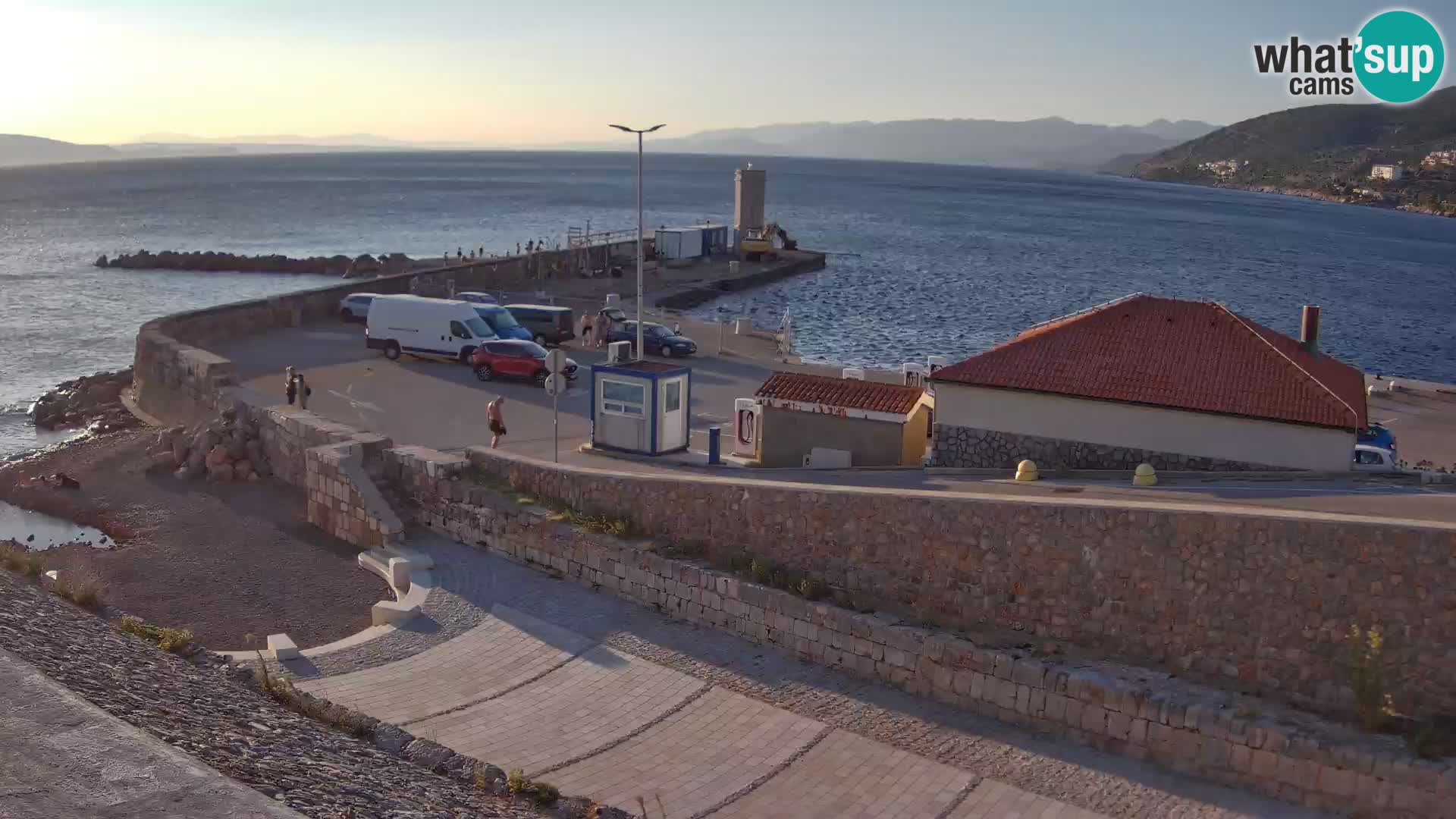 Senj Harbour Webcam – Breakwater & Lighthouse Live View