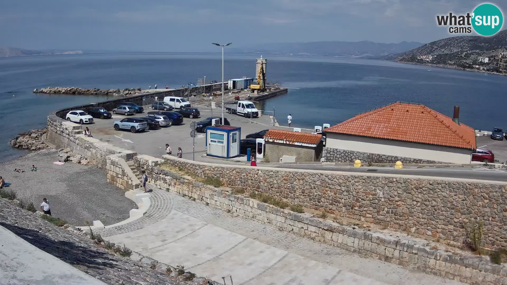 Webcam puerto de Senj – Rompeolas y faro en directo