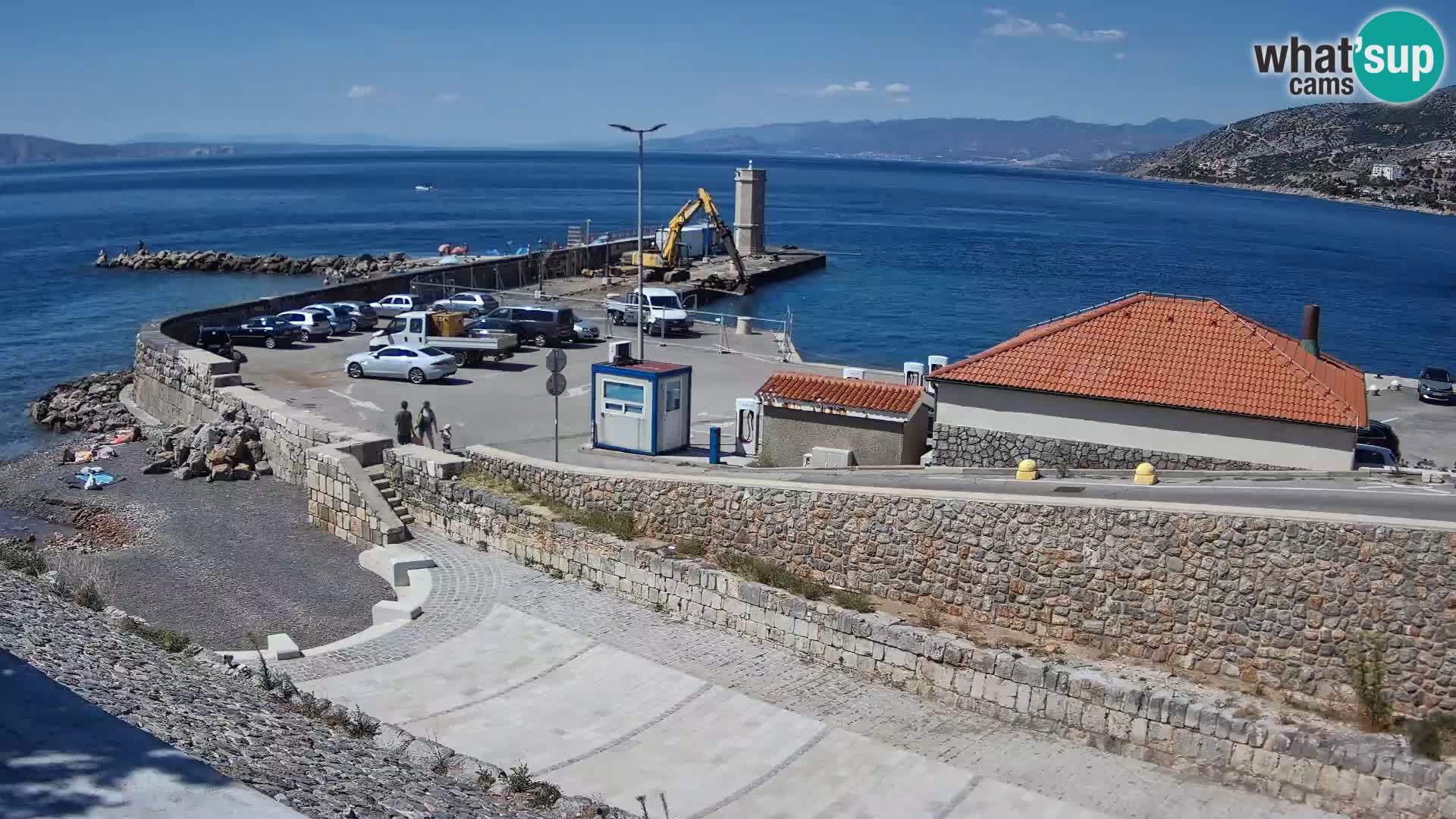 Senj Harbour Webcam – Breakwater & Lighthouse Live View