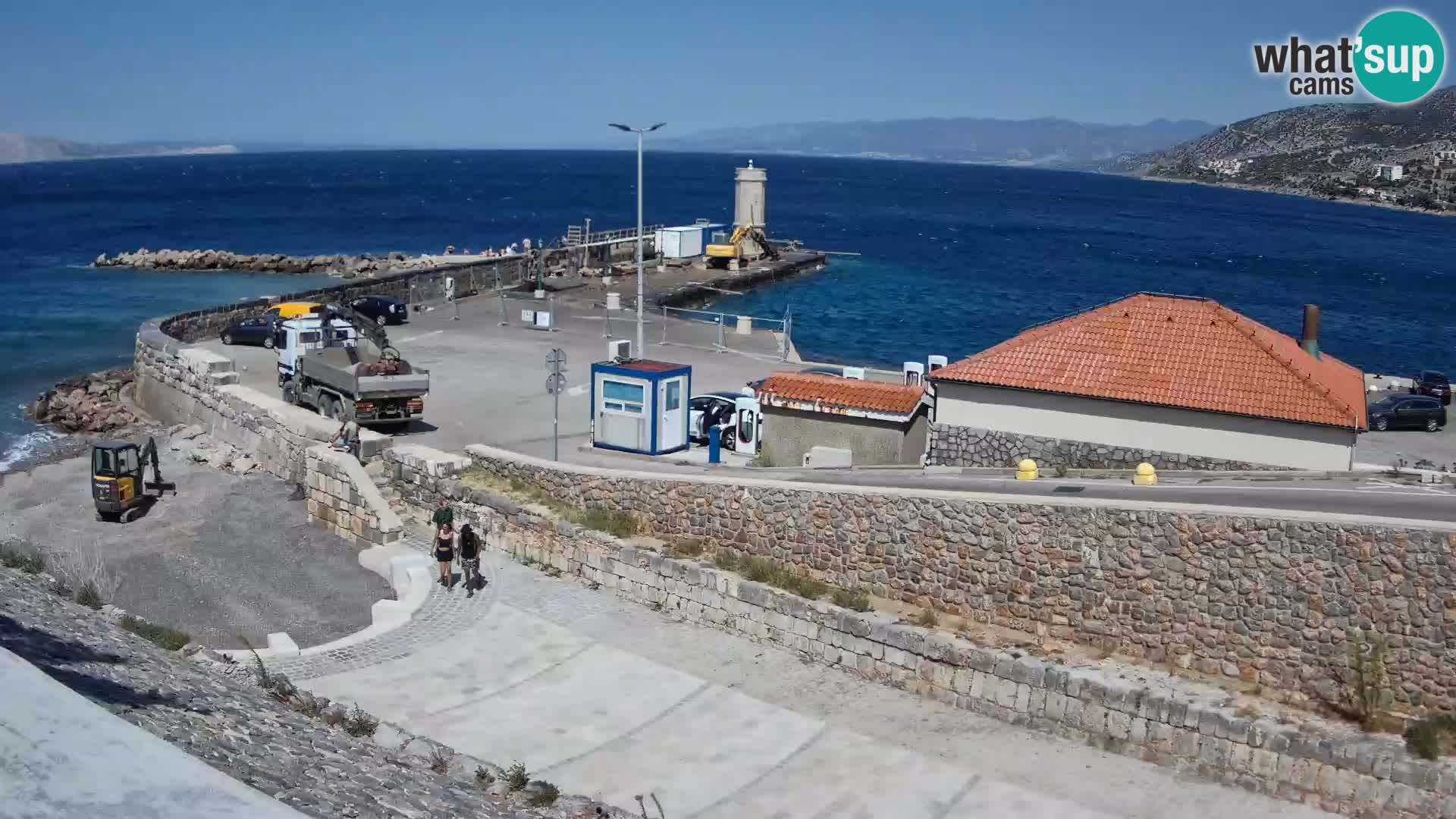 Webcam Porto di Segna – Frangiflutti e Faro in diretta