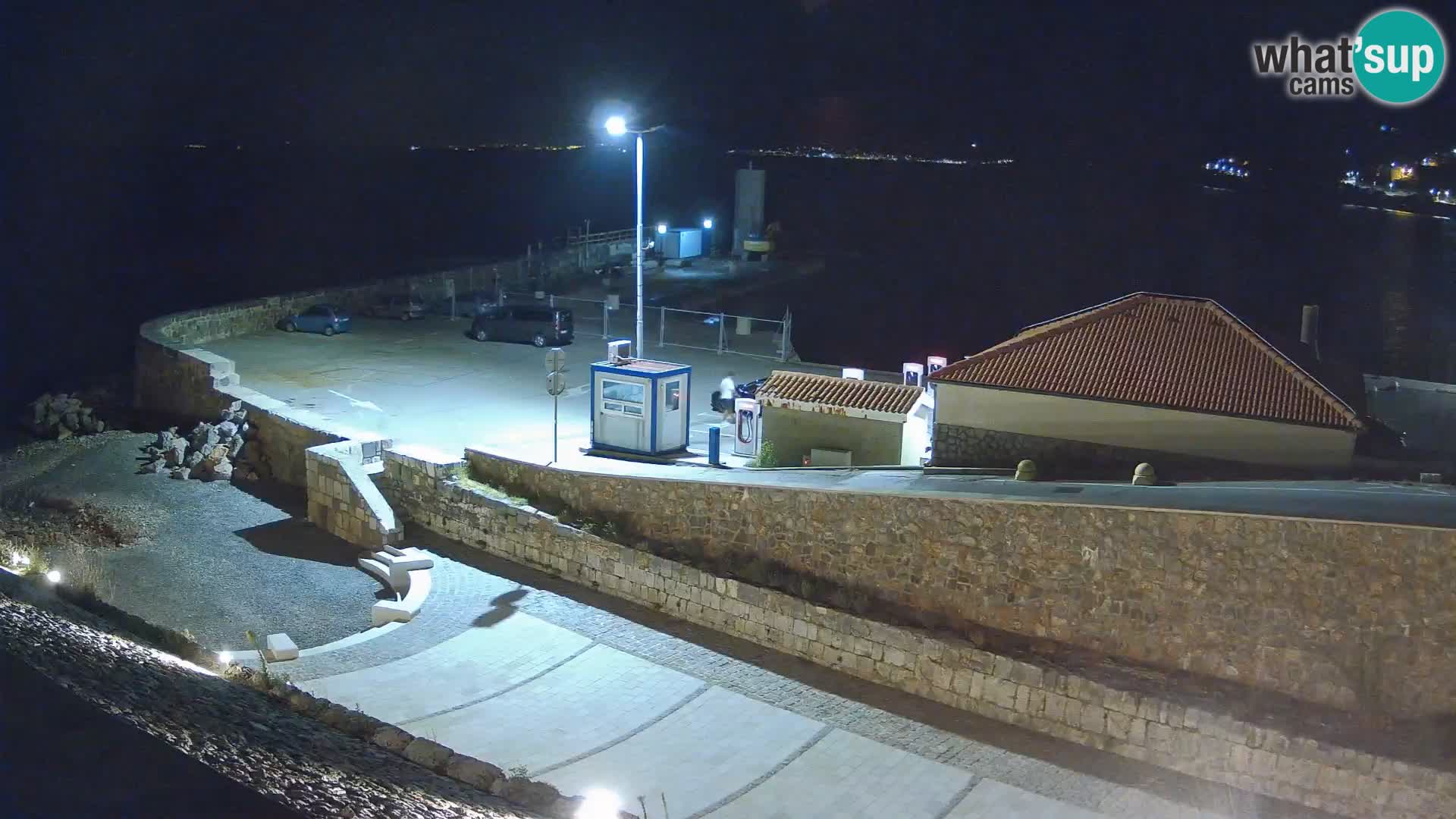 Senj Hafen Webcam – Wellenbrecher & Leuchtturm Liveblick