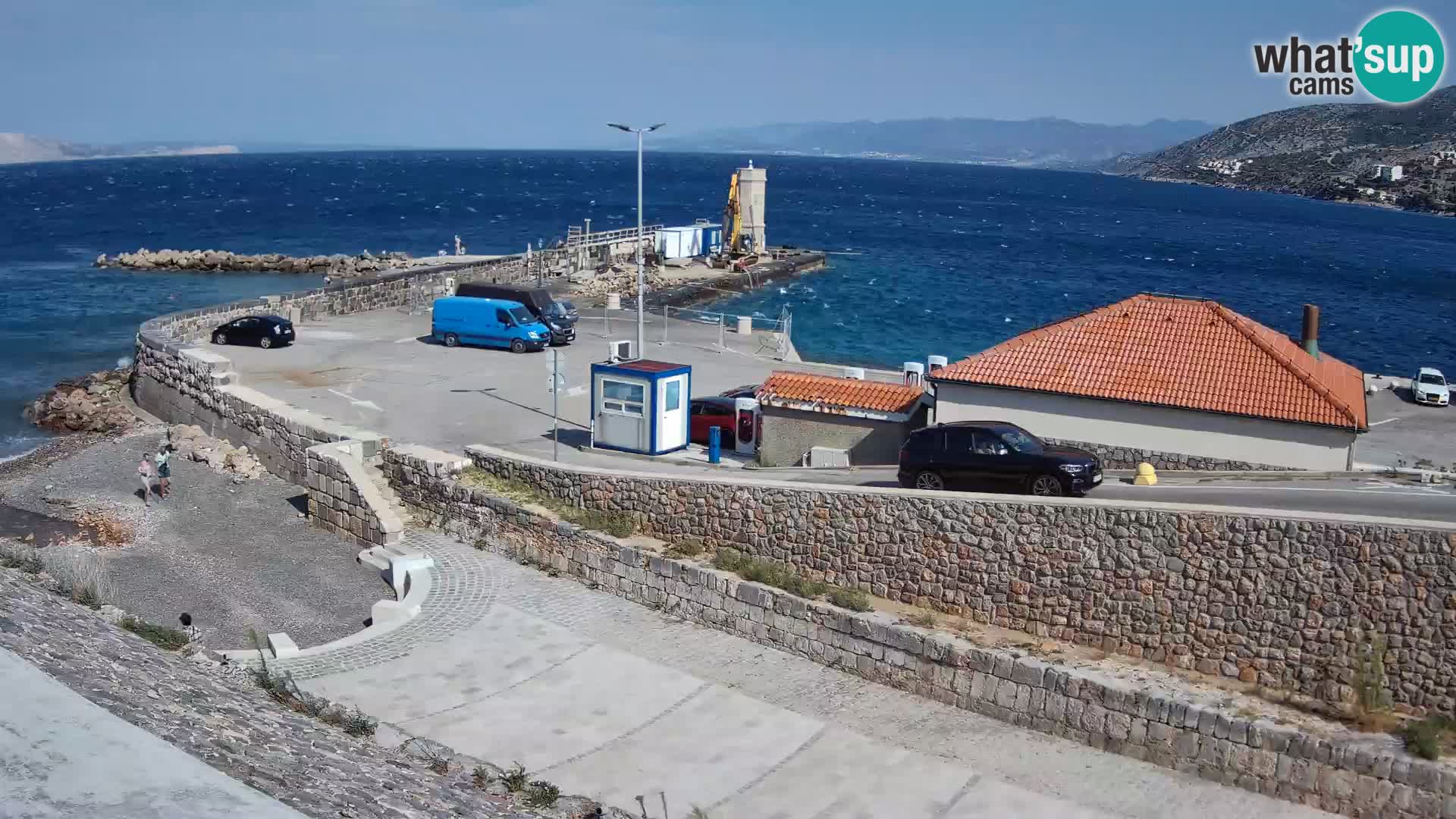 Webcam puerto de Senj – Rompeolas y faro en directo