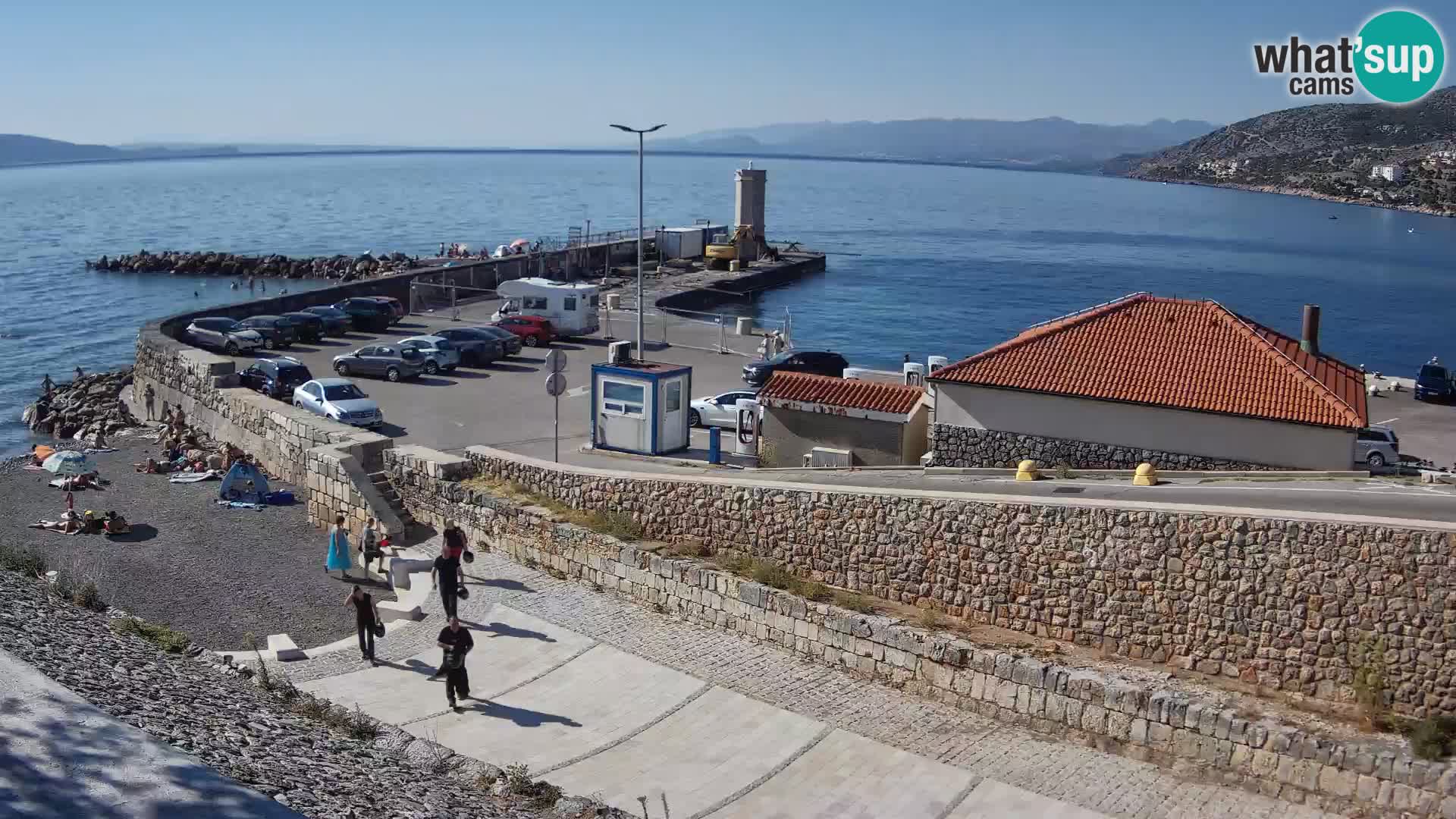Senj Harbour Webcam – Breakwater & Lighthouse Live View