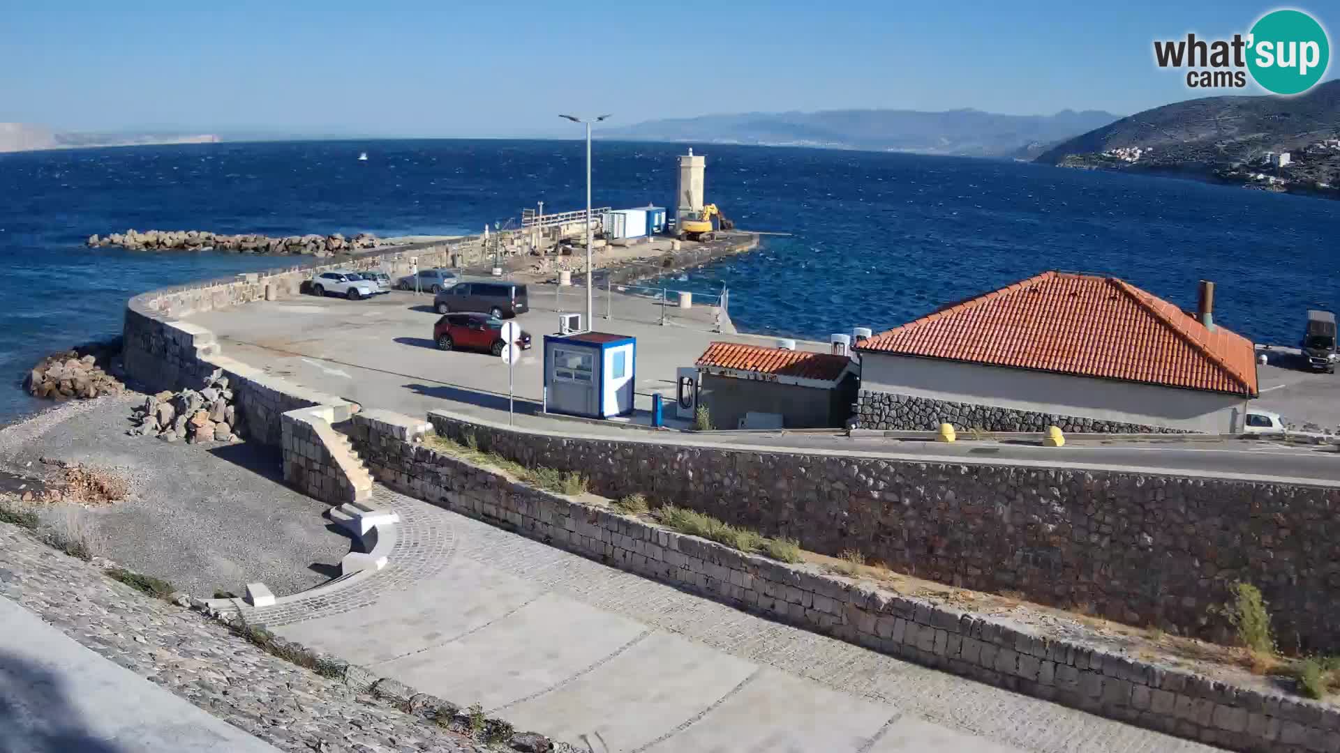 Webcam Porto di Segna – Frangiflutti e Faro in diretta