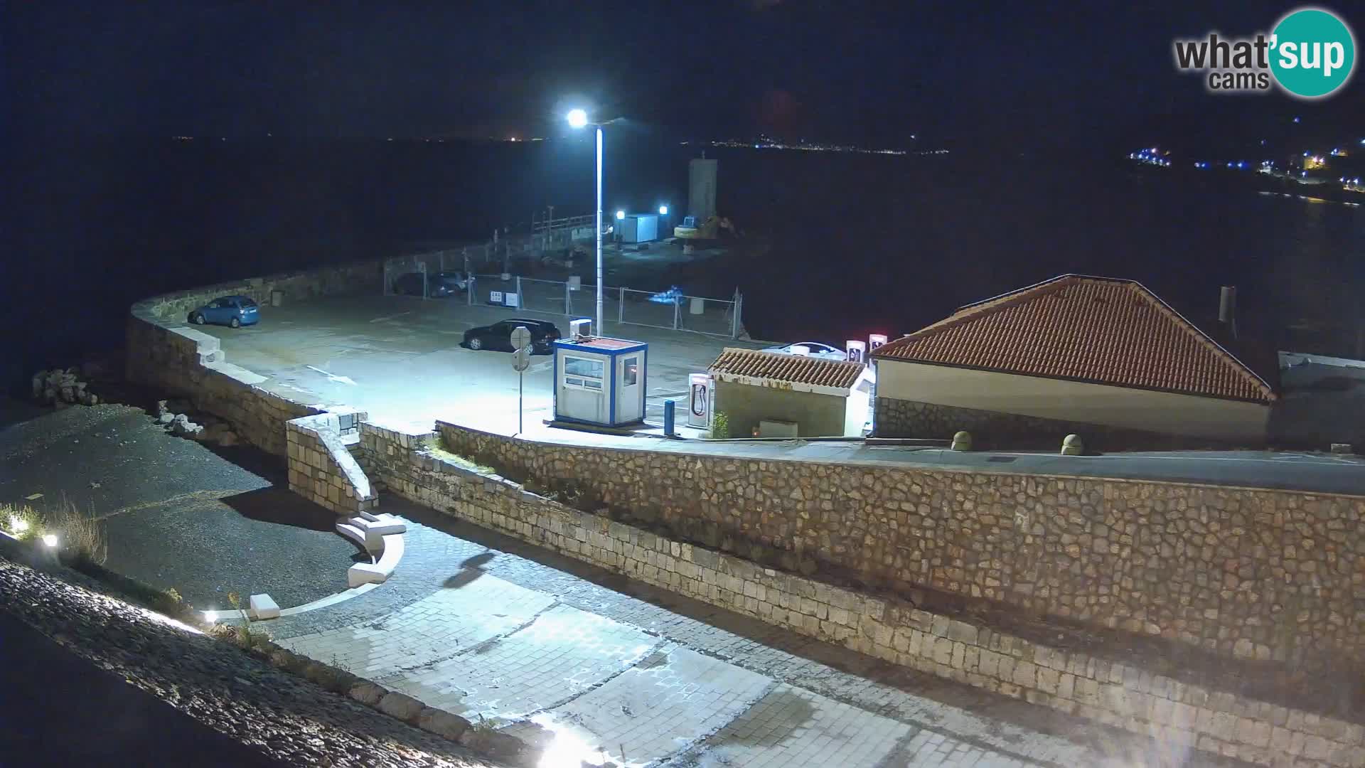 Senj Harbour Webcam – Breakwater & Lighthouse Live View
