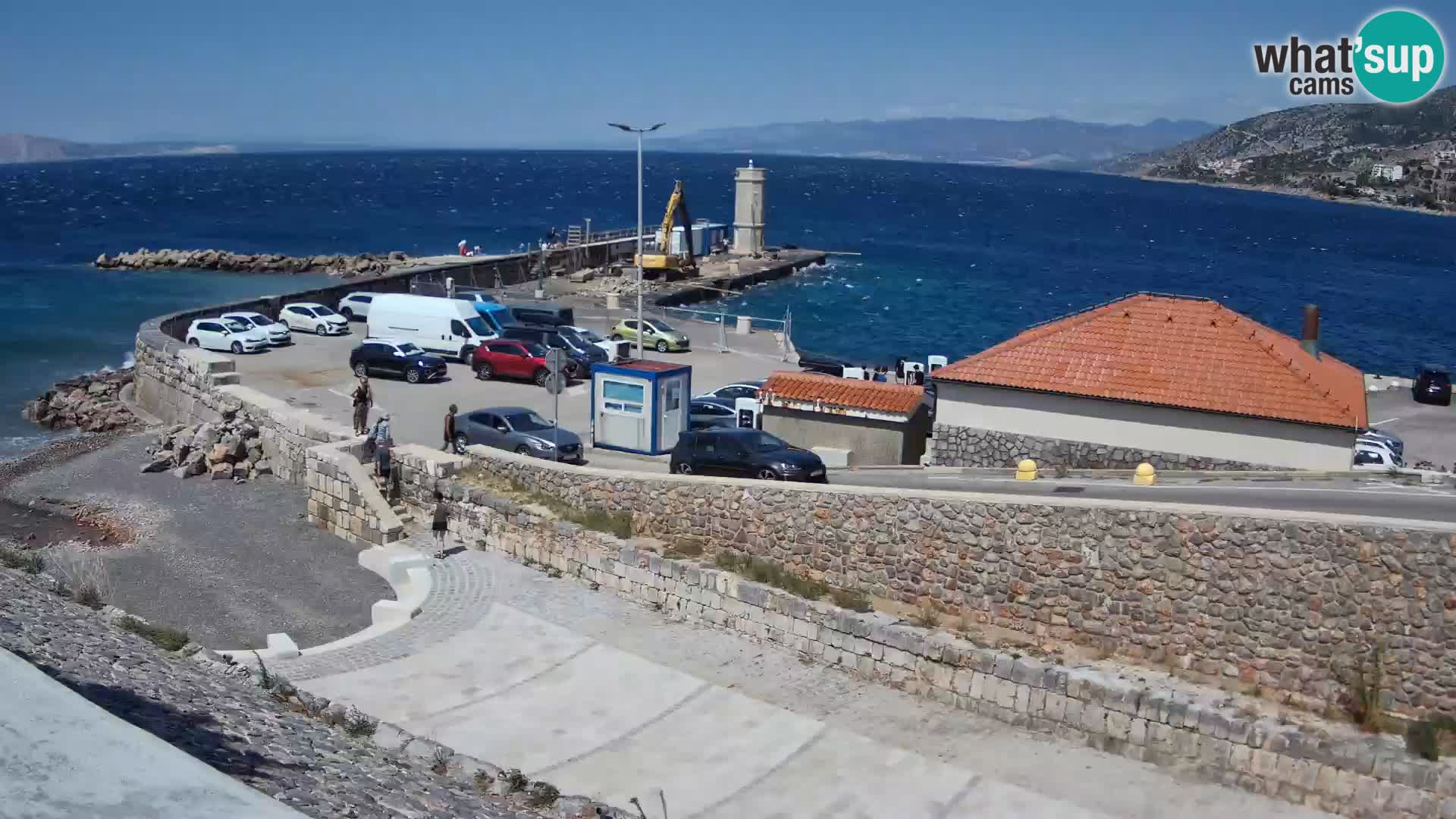 Senj Harbour Webcam – Breakwater & Lighthouse Live View