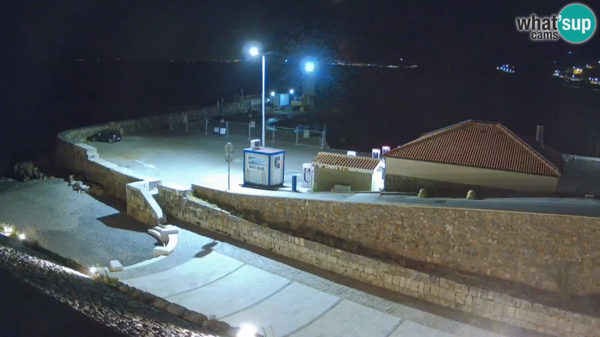 Senj Harbour Webcam – Breakwater & Lighthouse Live View