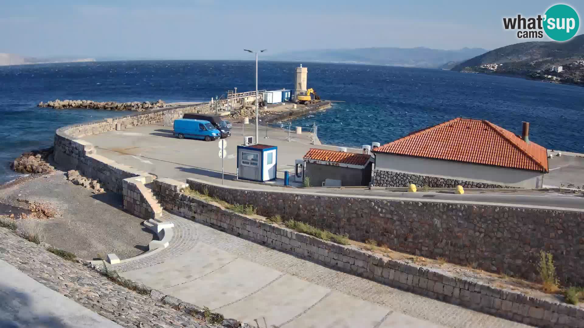 Senj Harbour Webcam – Breakwater & Lighthouse Live View