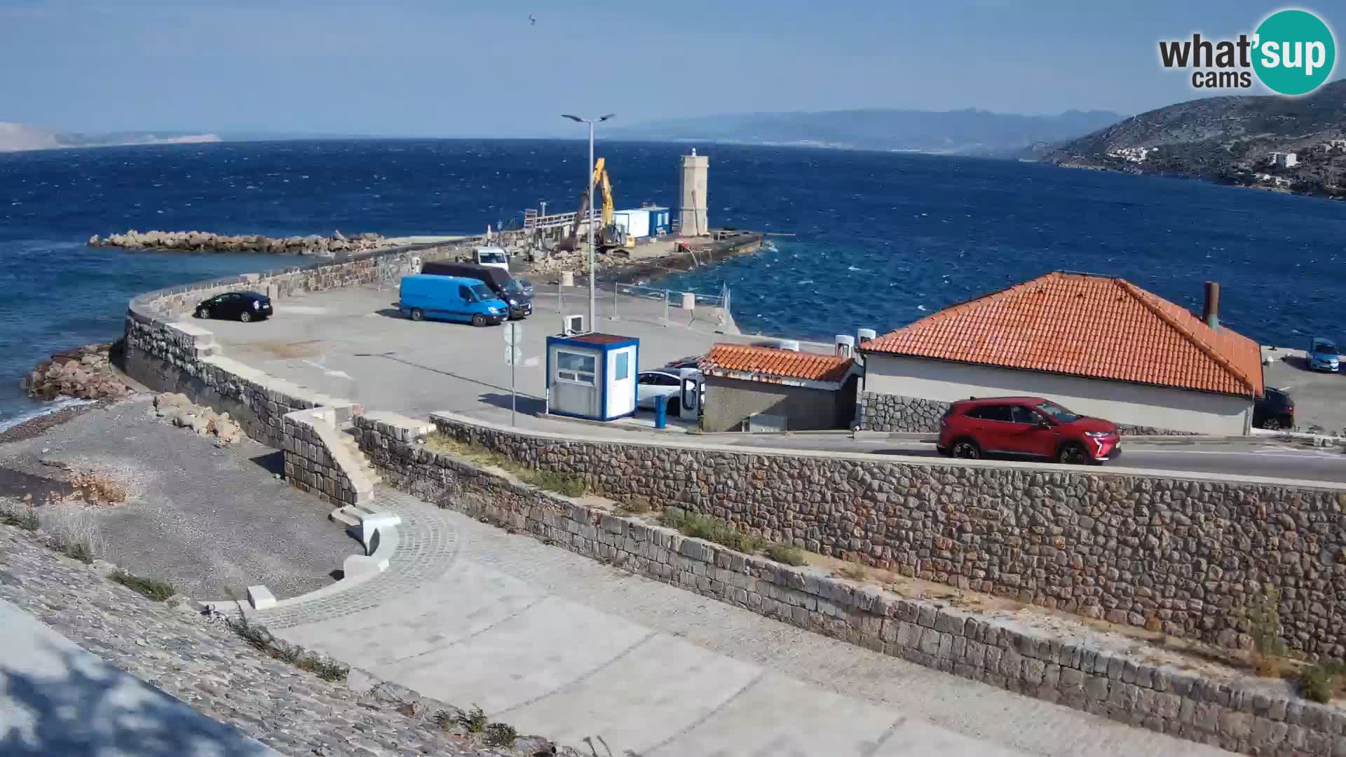 Senj Harbour Webcam – Breakwater & Lighthouse Live View